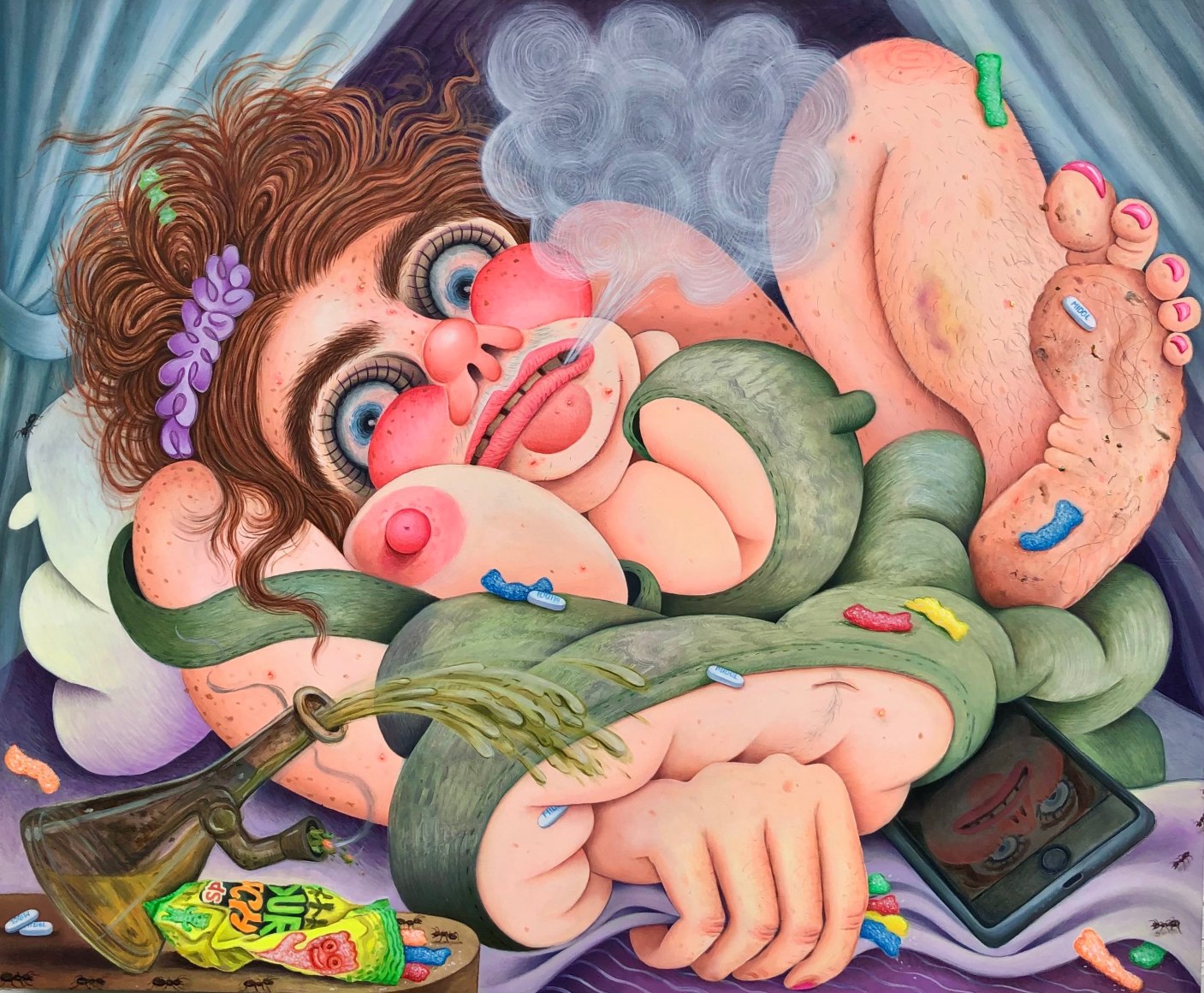 Painting by Rebecca Morgan