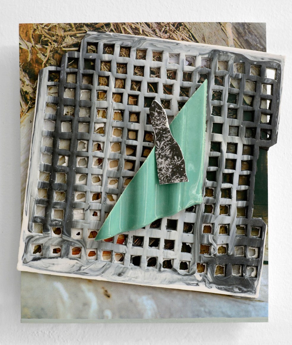 Ceramic photo collage by Marjolijn de Wit