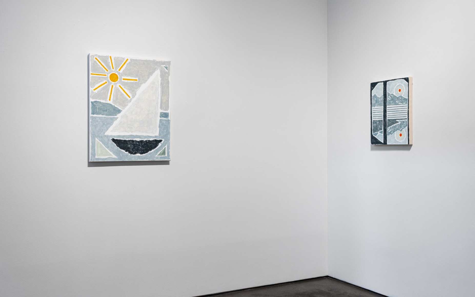 Installation views, paintings by Brian Scott Campbell