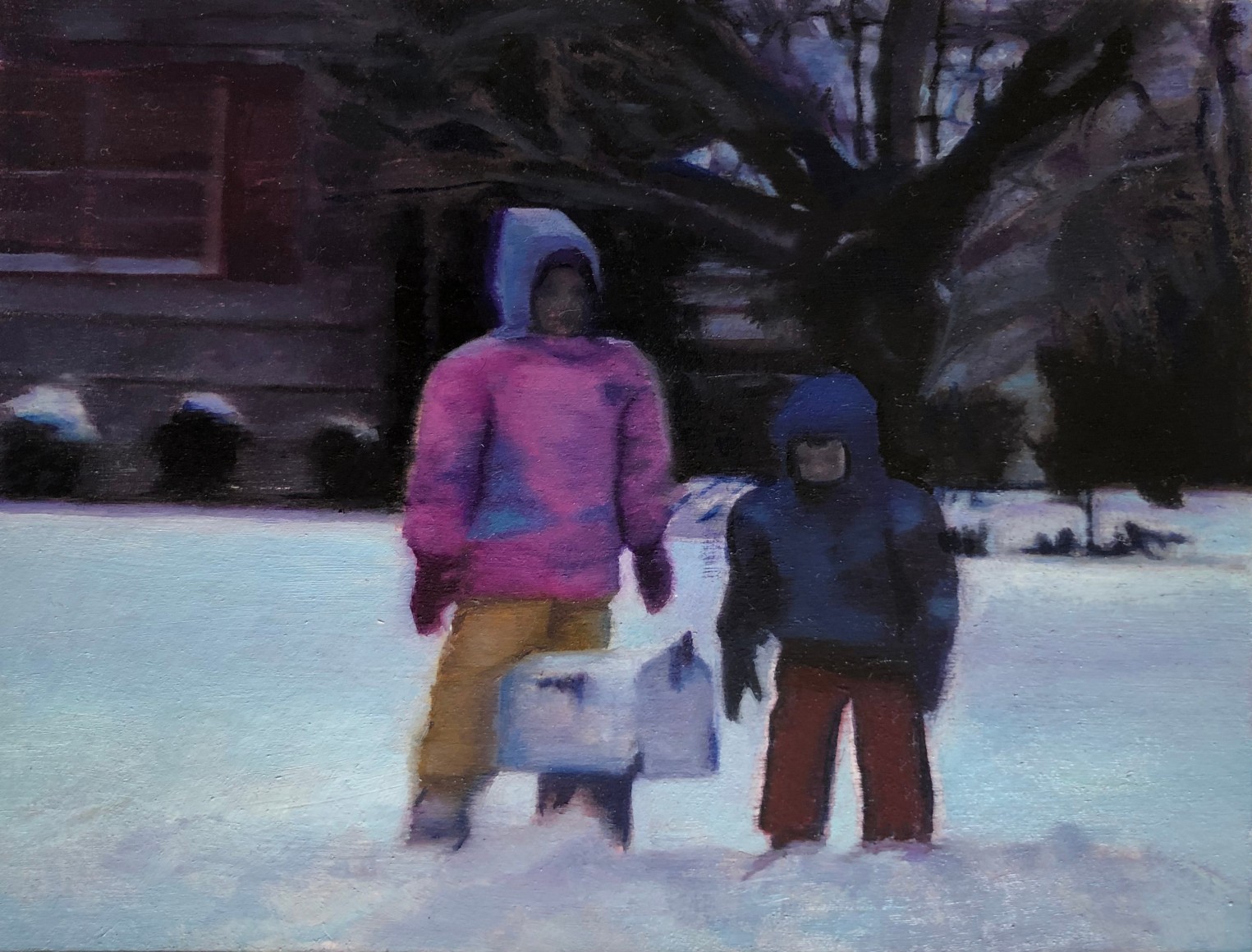 Painting by Gregory Deddo