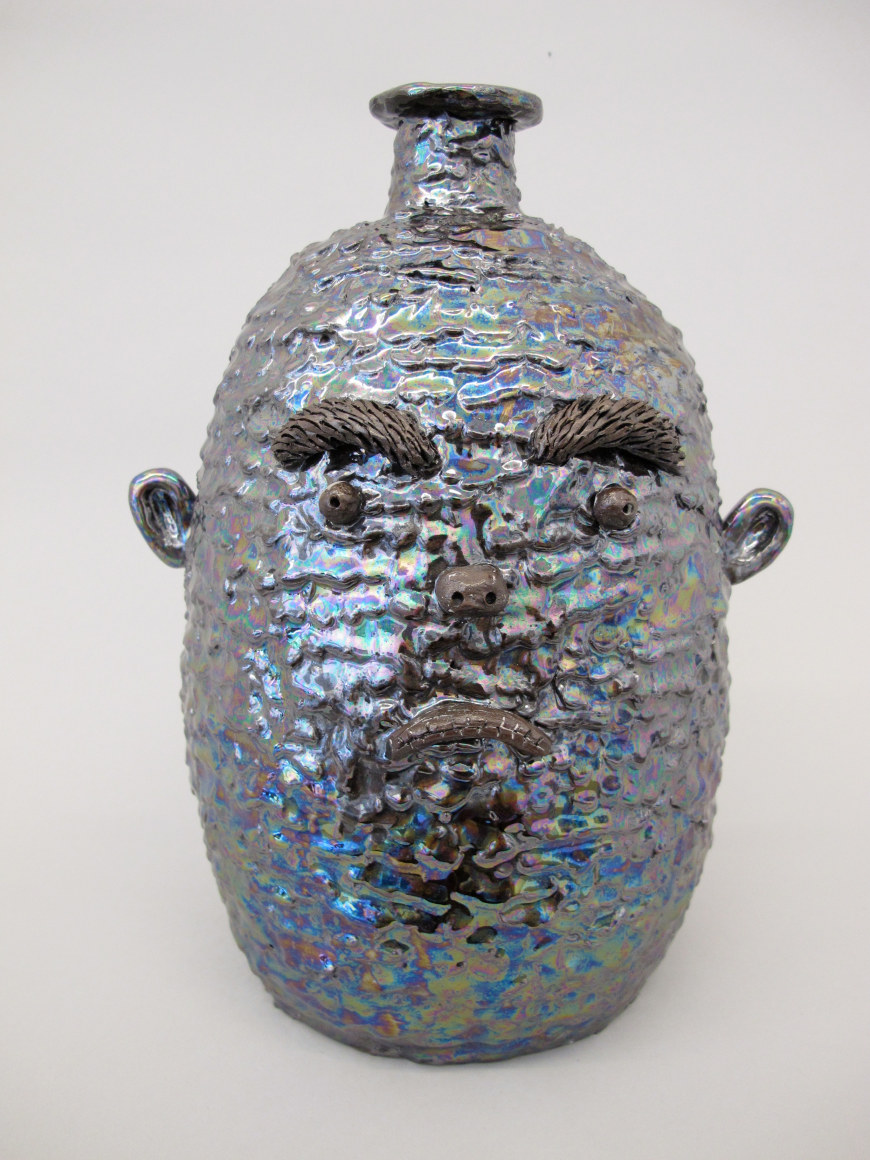 face jug sculpture by Rebecca Morgan