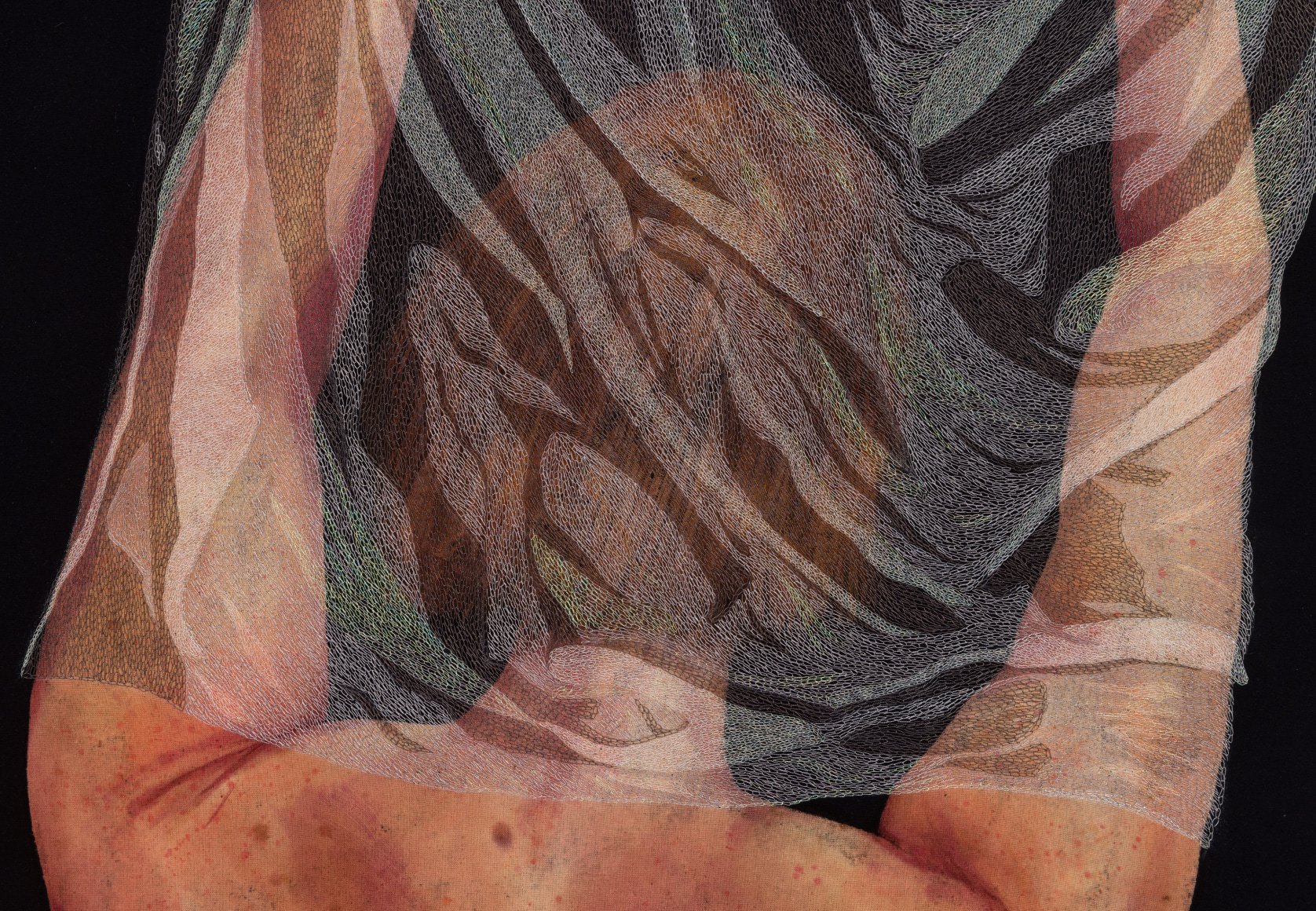 Painting on silk by Katarina Riesing