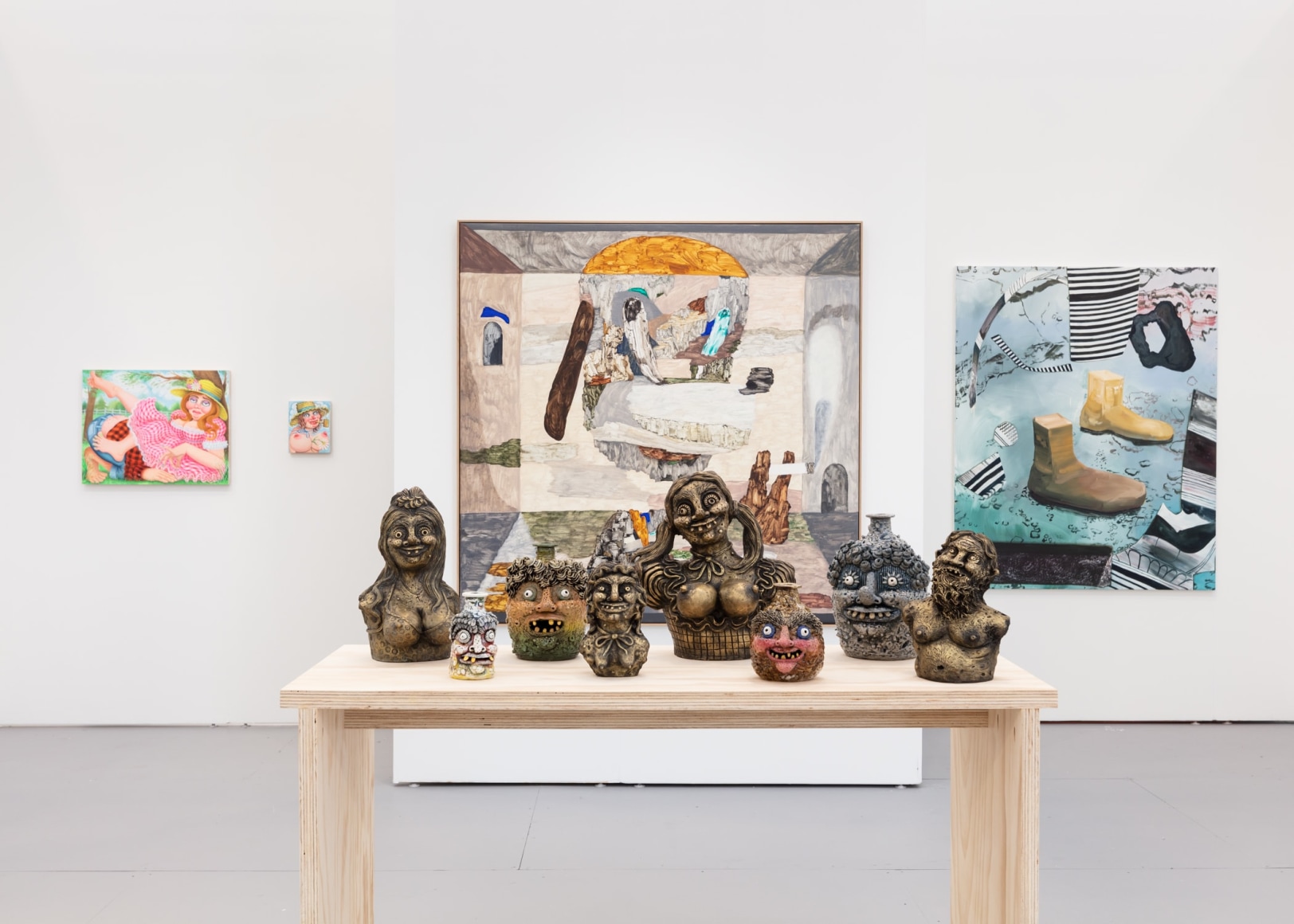 Installation view of UNTITLED Miami booth