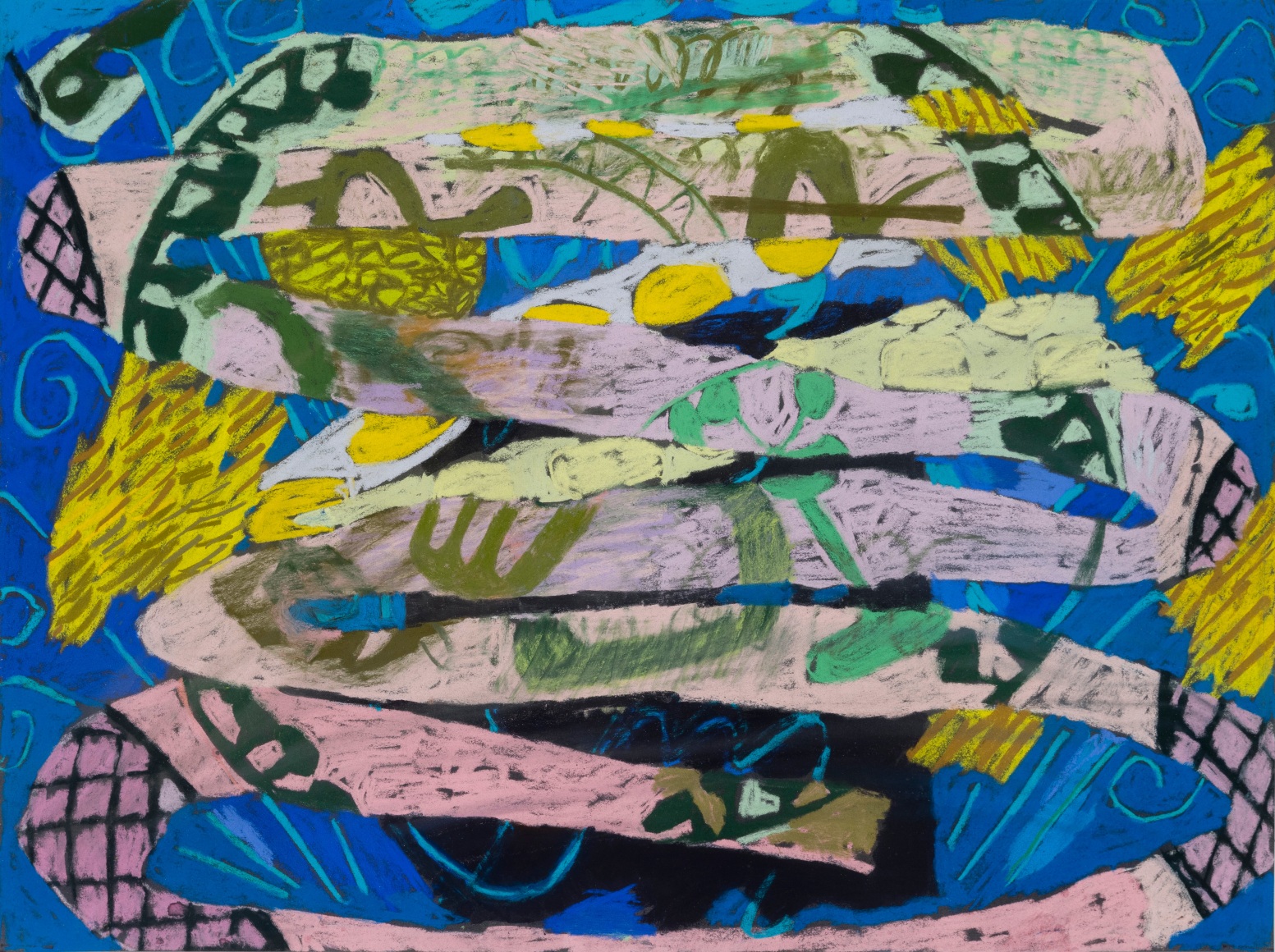 pastel on paper by Carolyn case