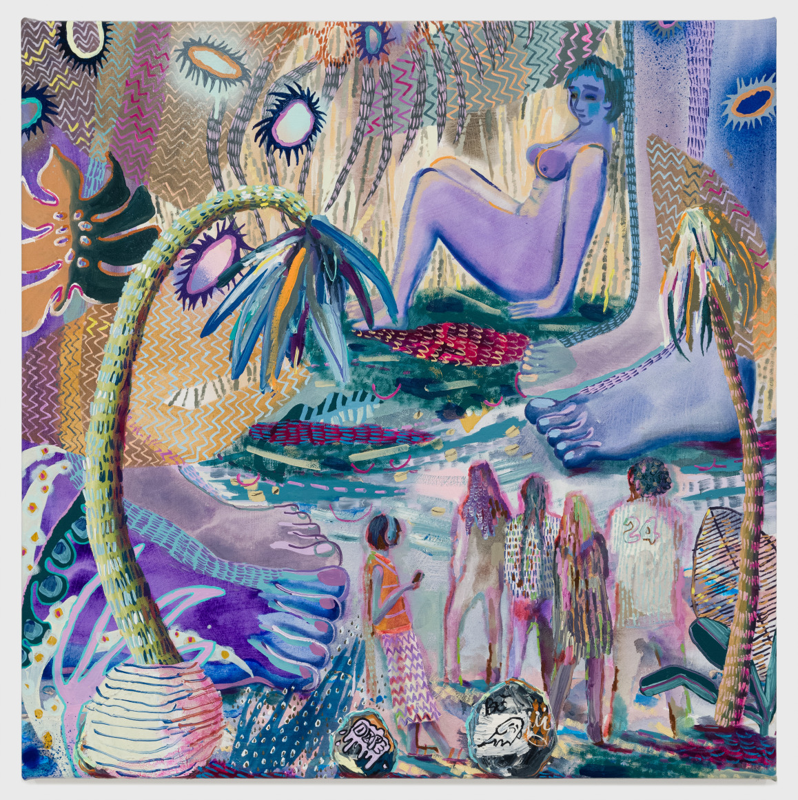 Painting on canvas by Melanie Daniel