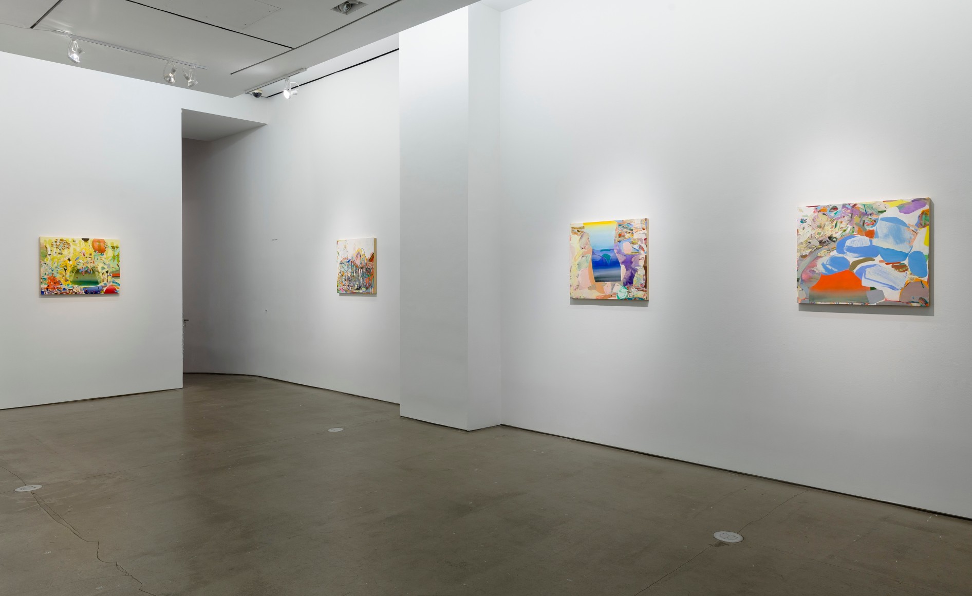 Installation of Painting by Carolyn Case