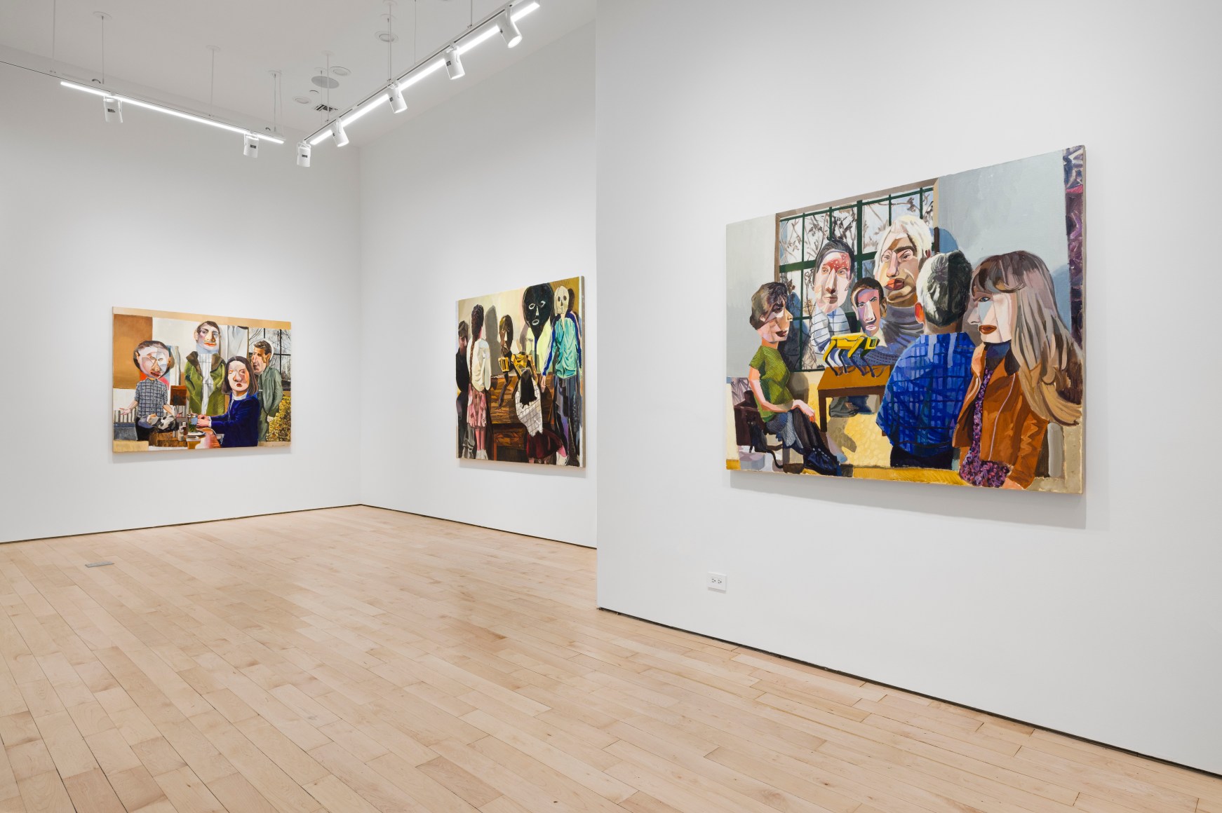 Installation view of Jakub Tomas's "The Field Robot of Myself"