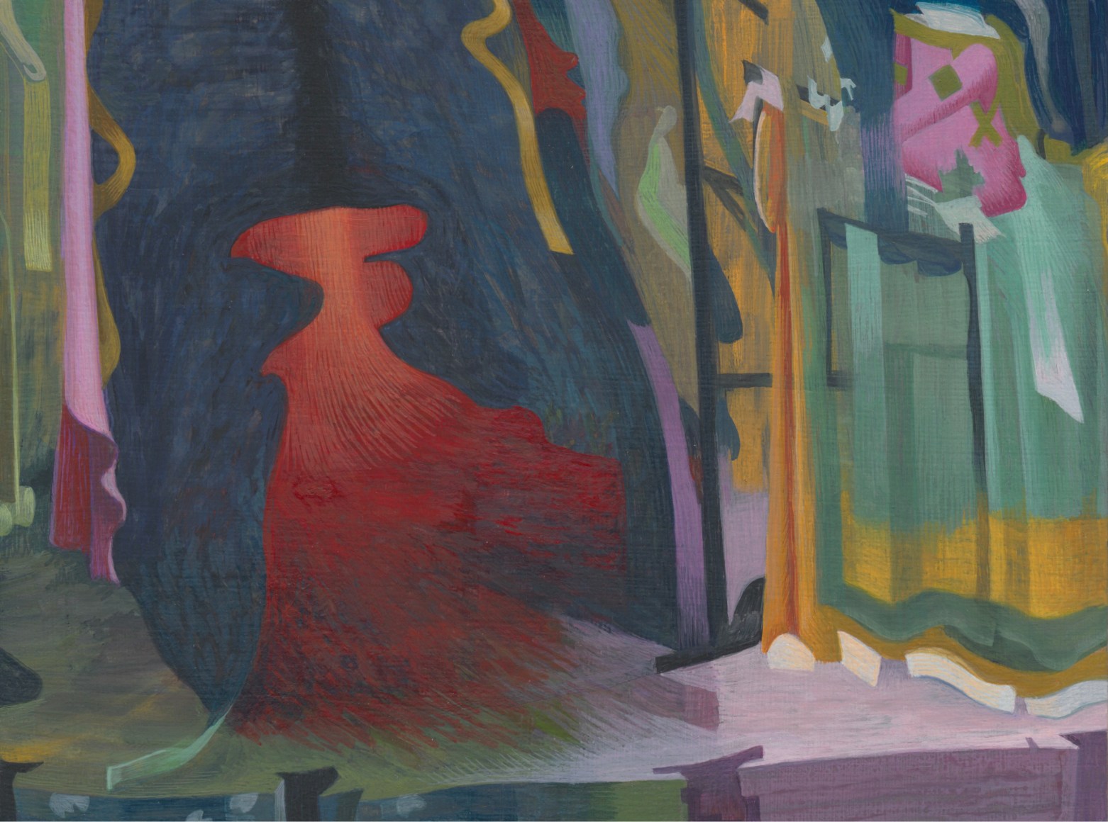 Painting by Nora Sturges