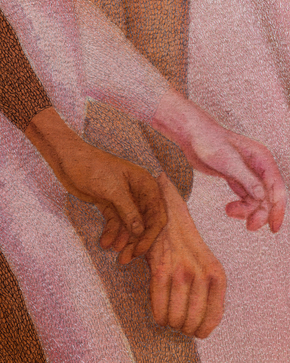 Painting on silk by Katarina Riesing