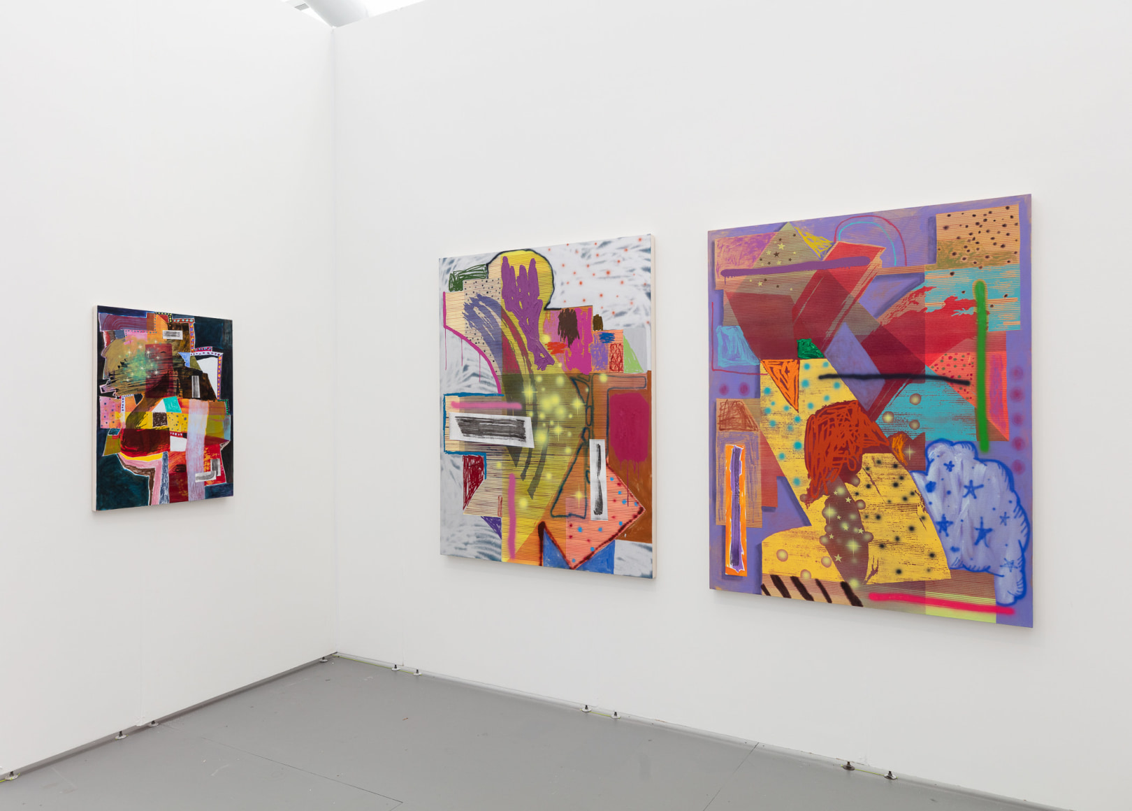 Installation view at UNTITLED Miami Booth B9 2022