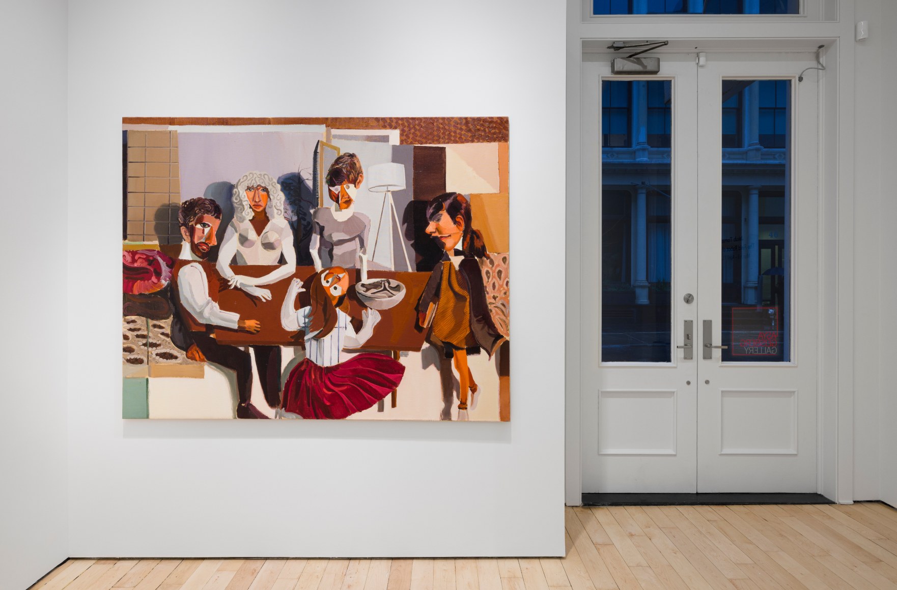 Installation view of Jakub Tomas's "The Field Robot of Myself"