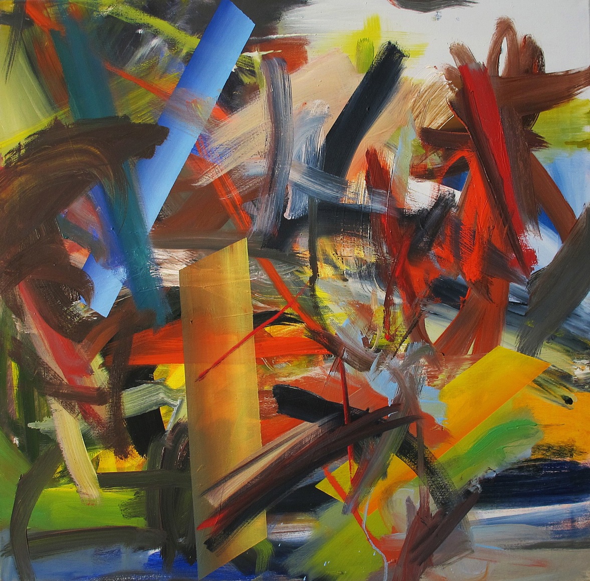 Oil on canvas painting by Gerhard Frommel