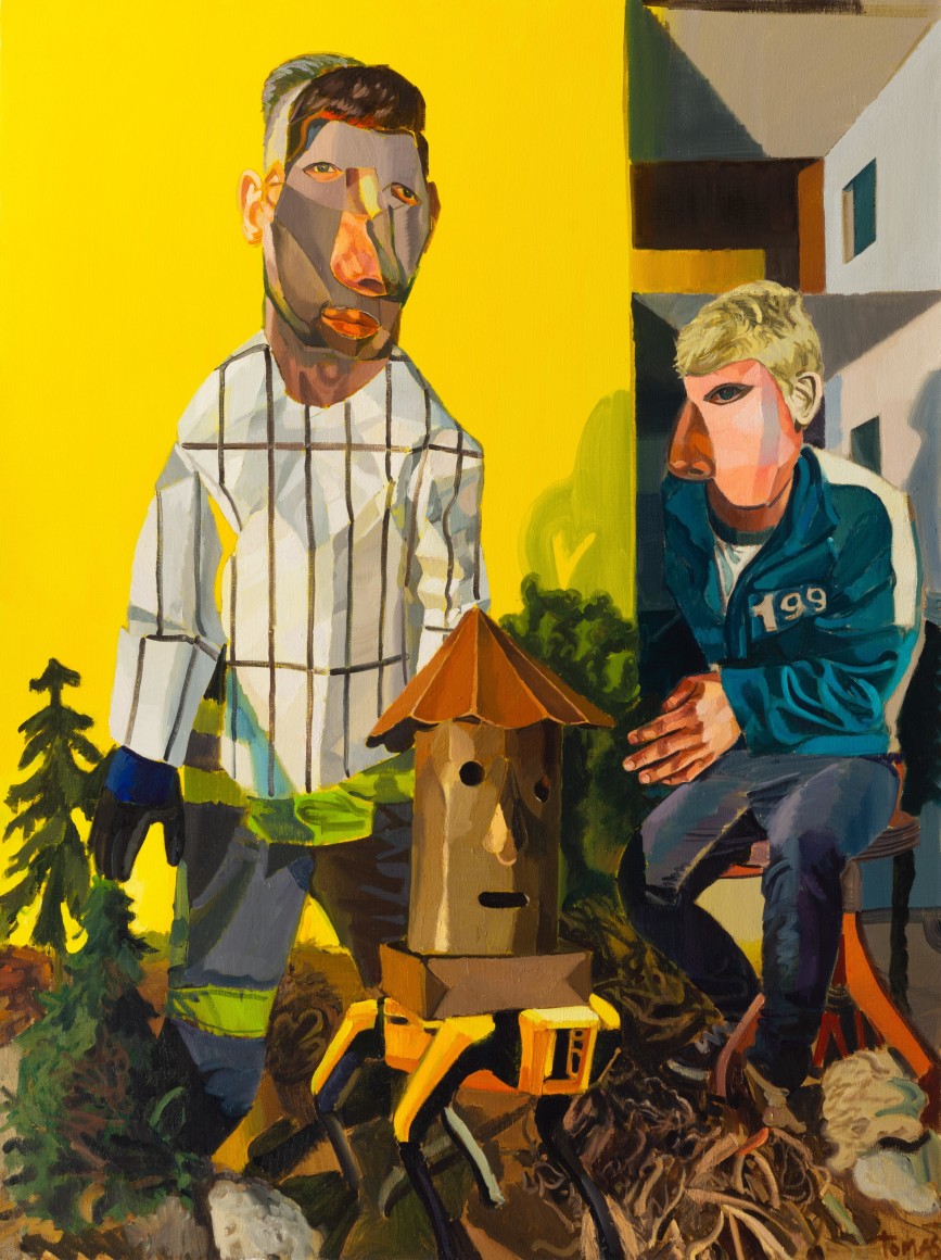 Painting on canvas by Jakub Tom&aacute;&scaron;