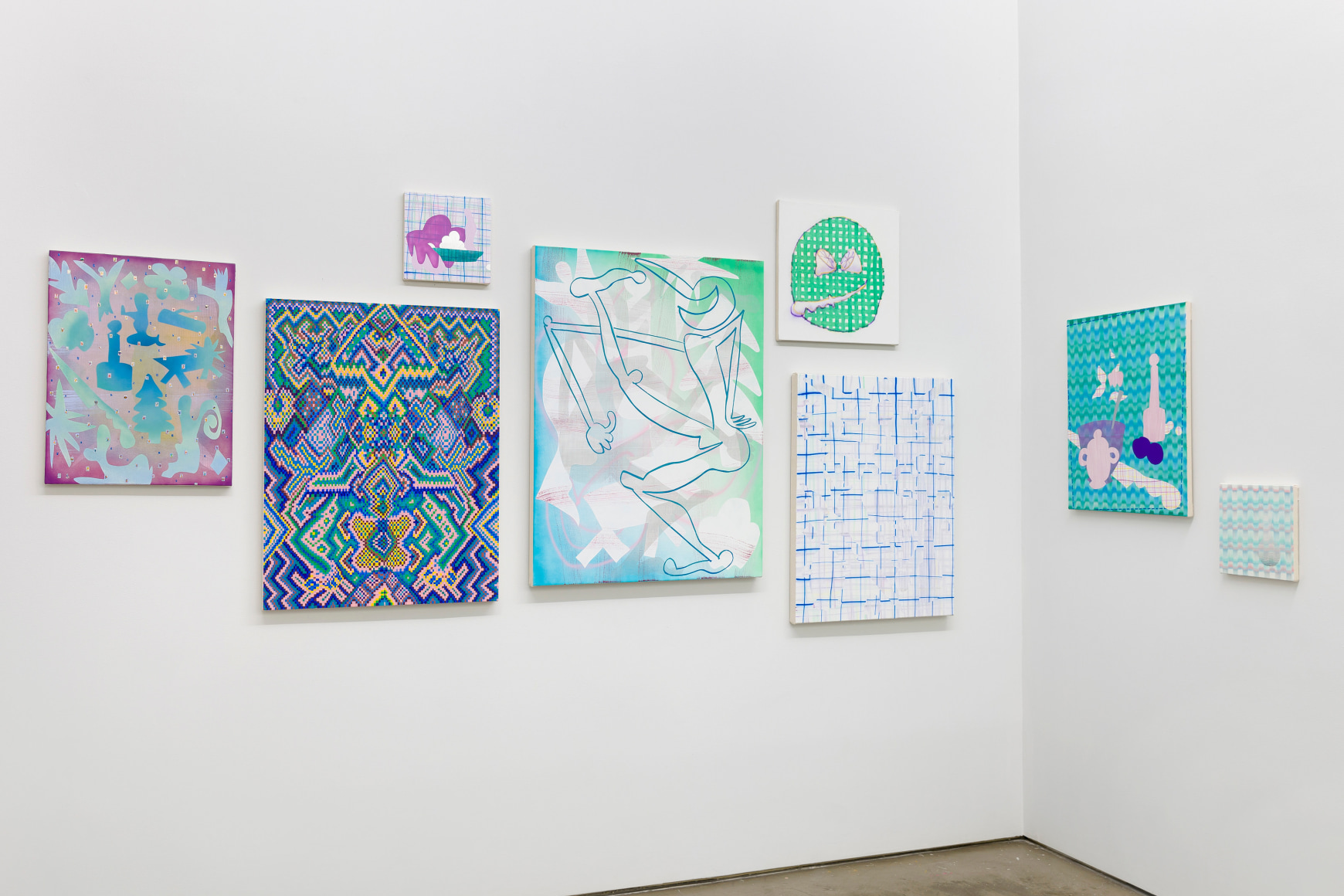 Installation of works by Todd Kelly