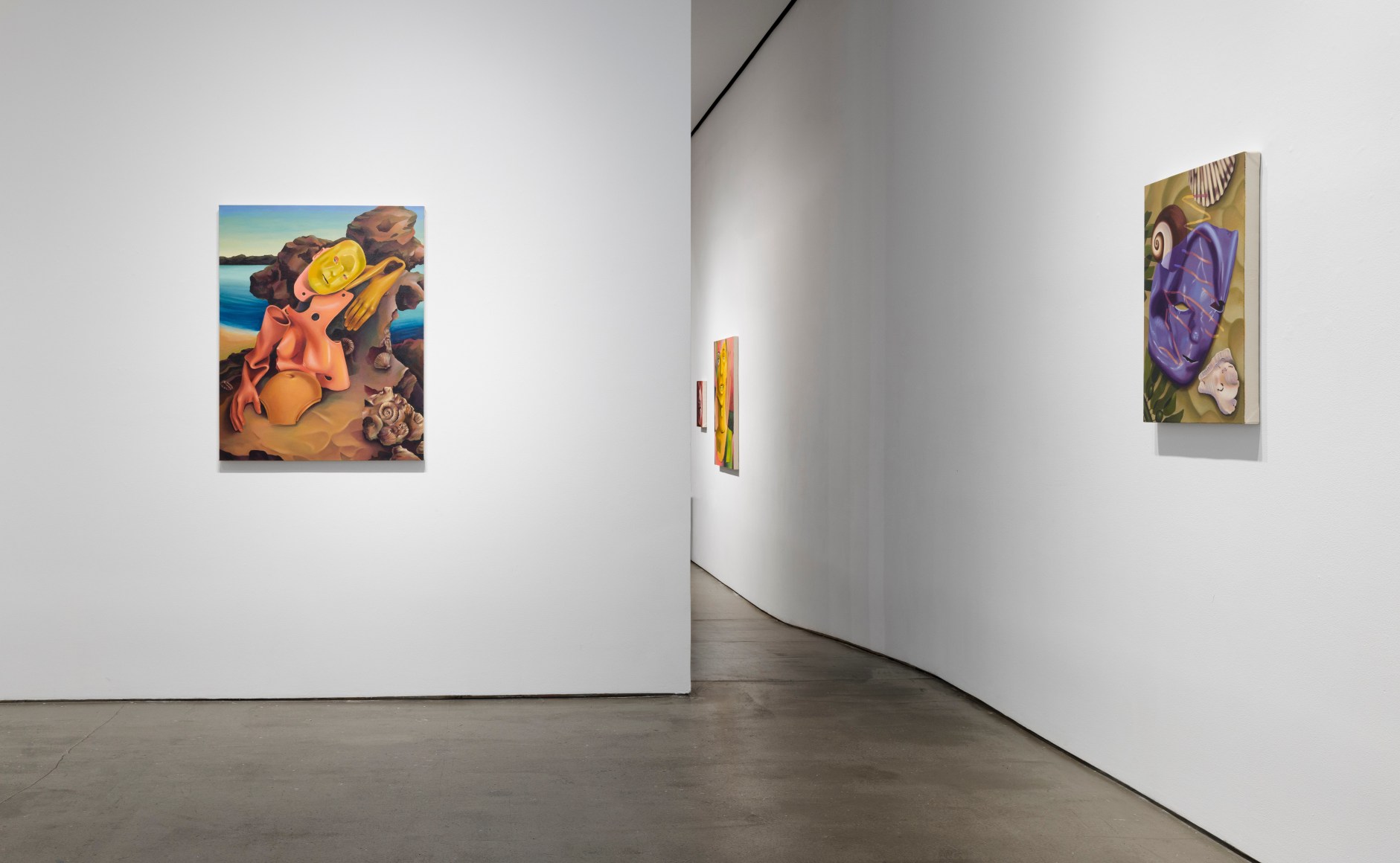 Installation view of Kristen Sanders: "Protoself"