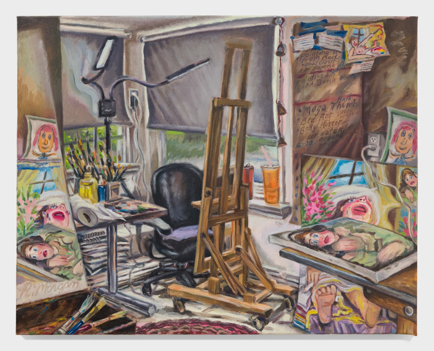 Painting by Rebecca Morgan