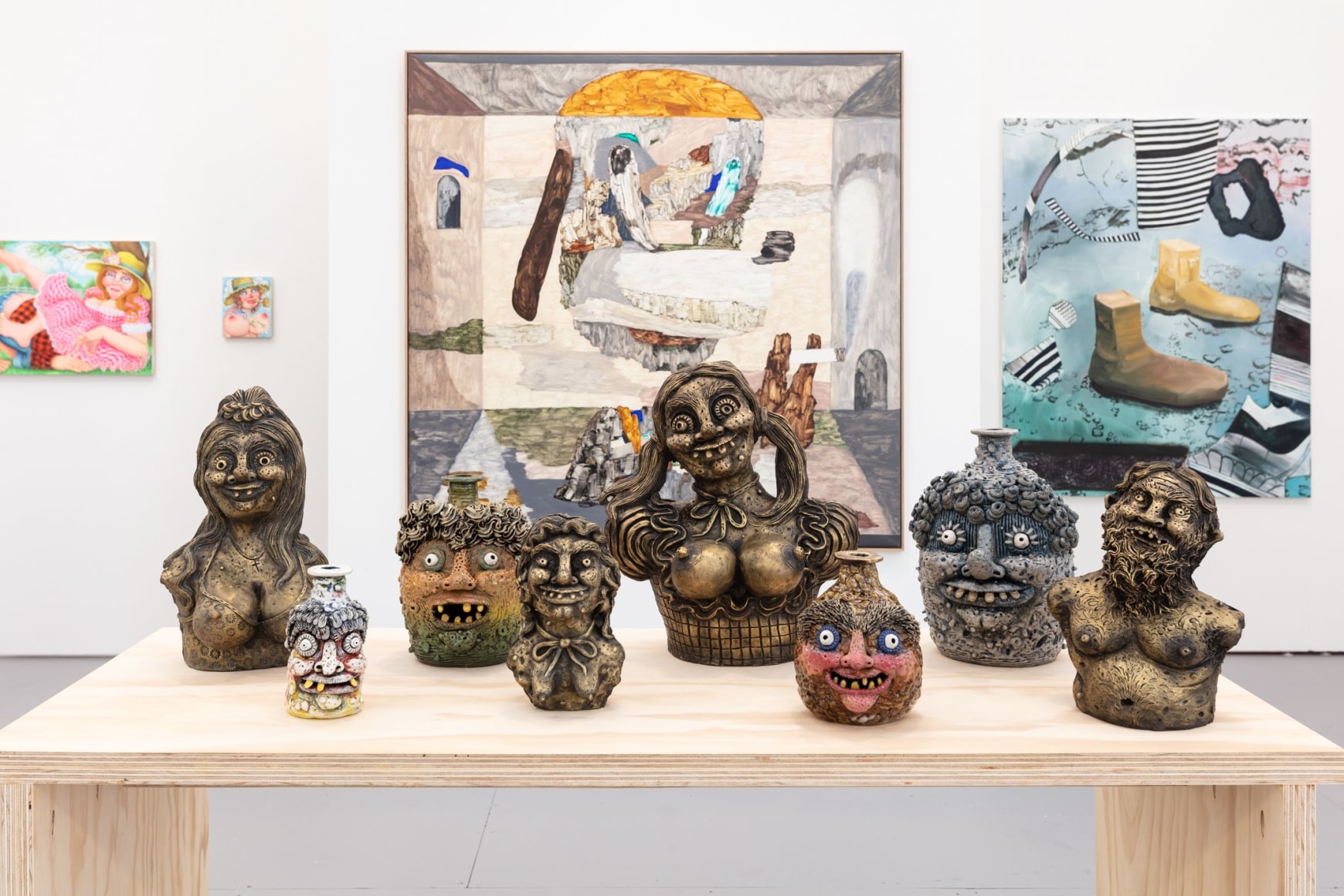 Installation view of UNTITLED Miami booth