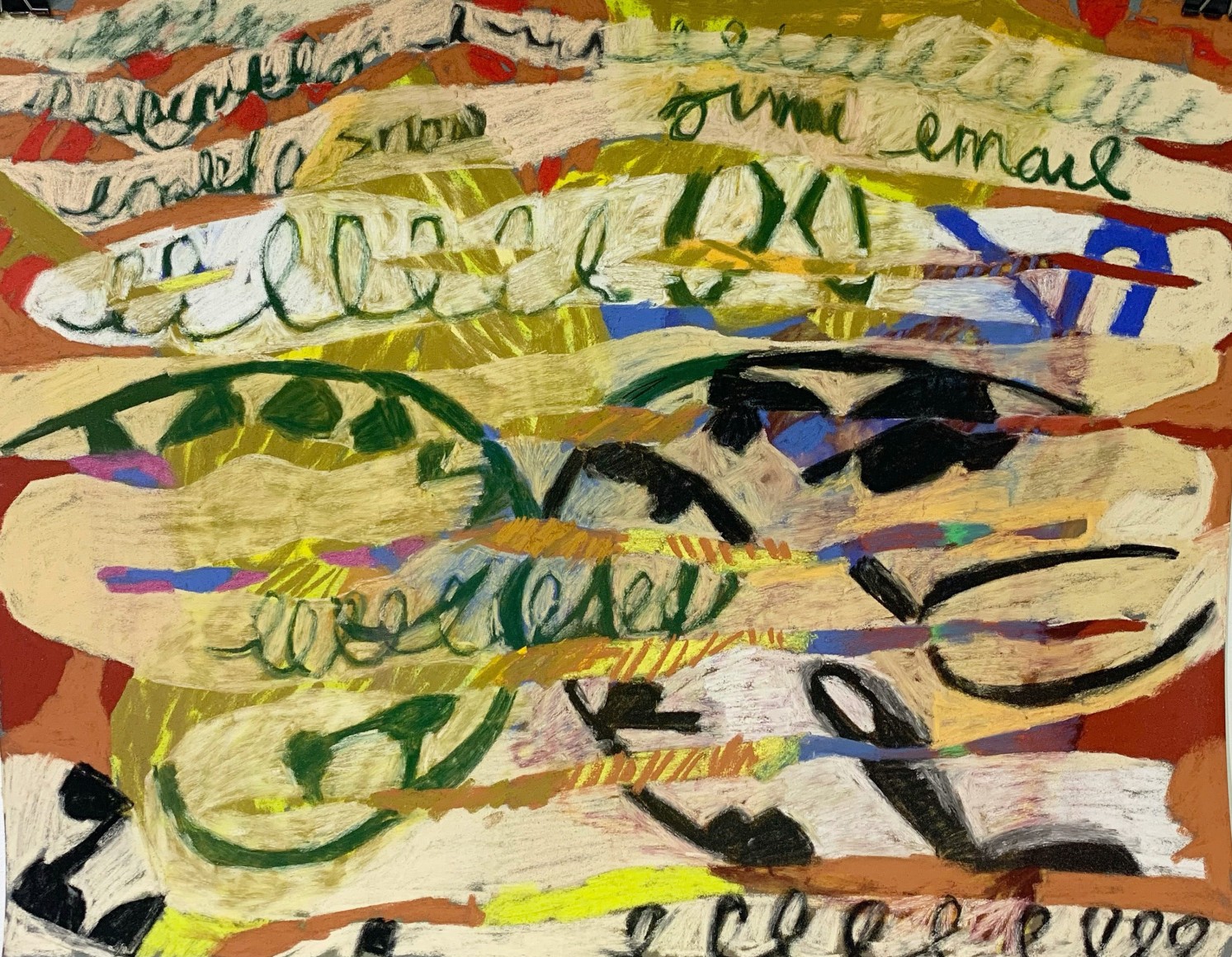 Work on paper by Carolyn Case