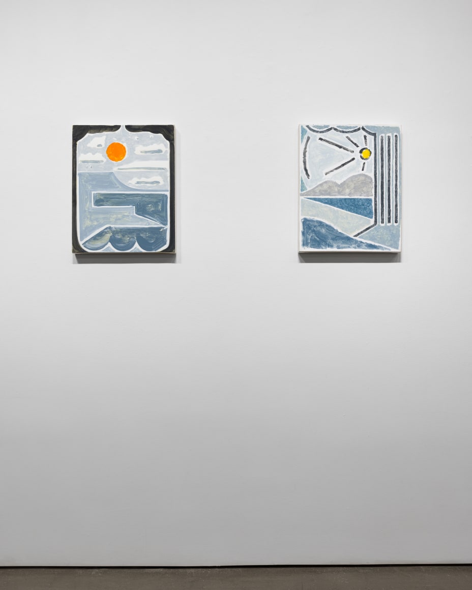 Installation views, paintings by Brian Scott Campbell