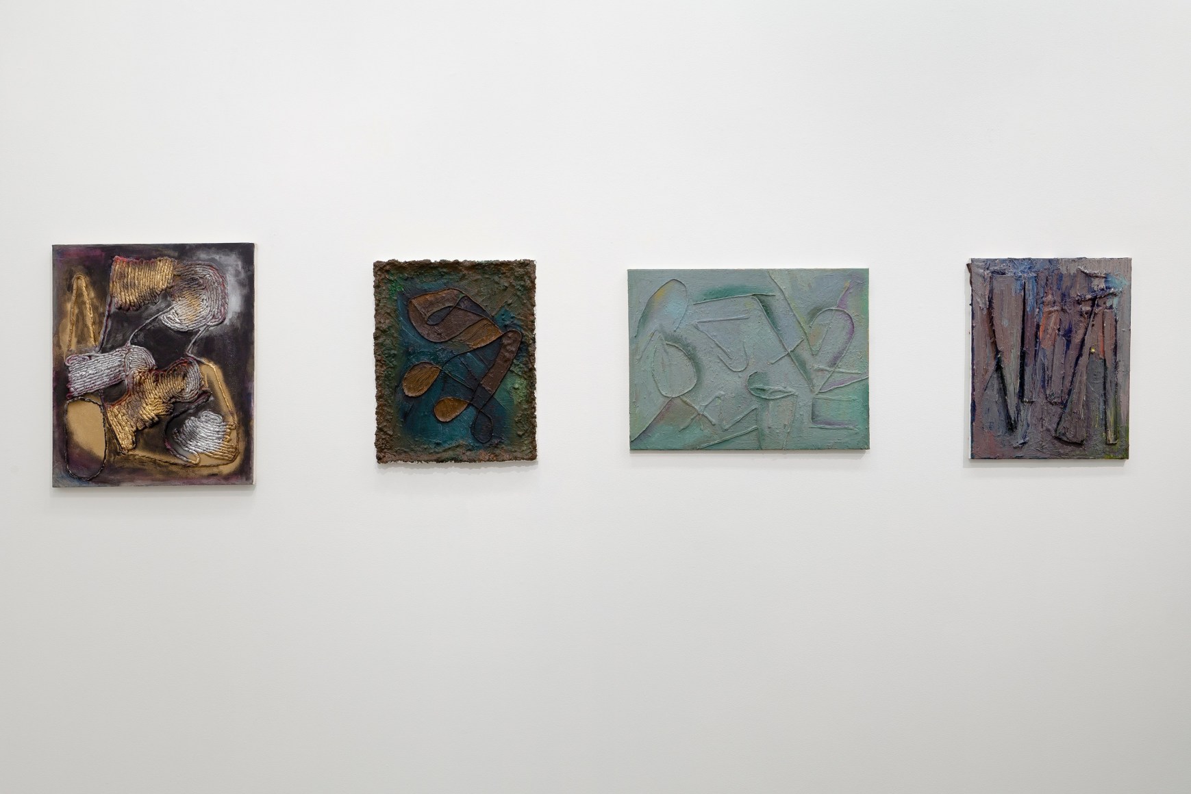 Installation of mixed media works
