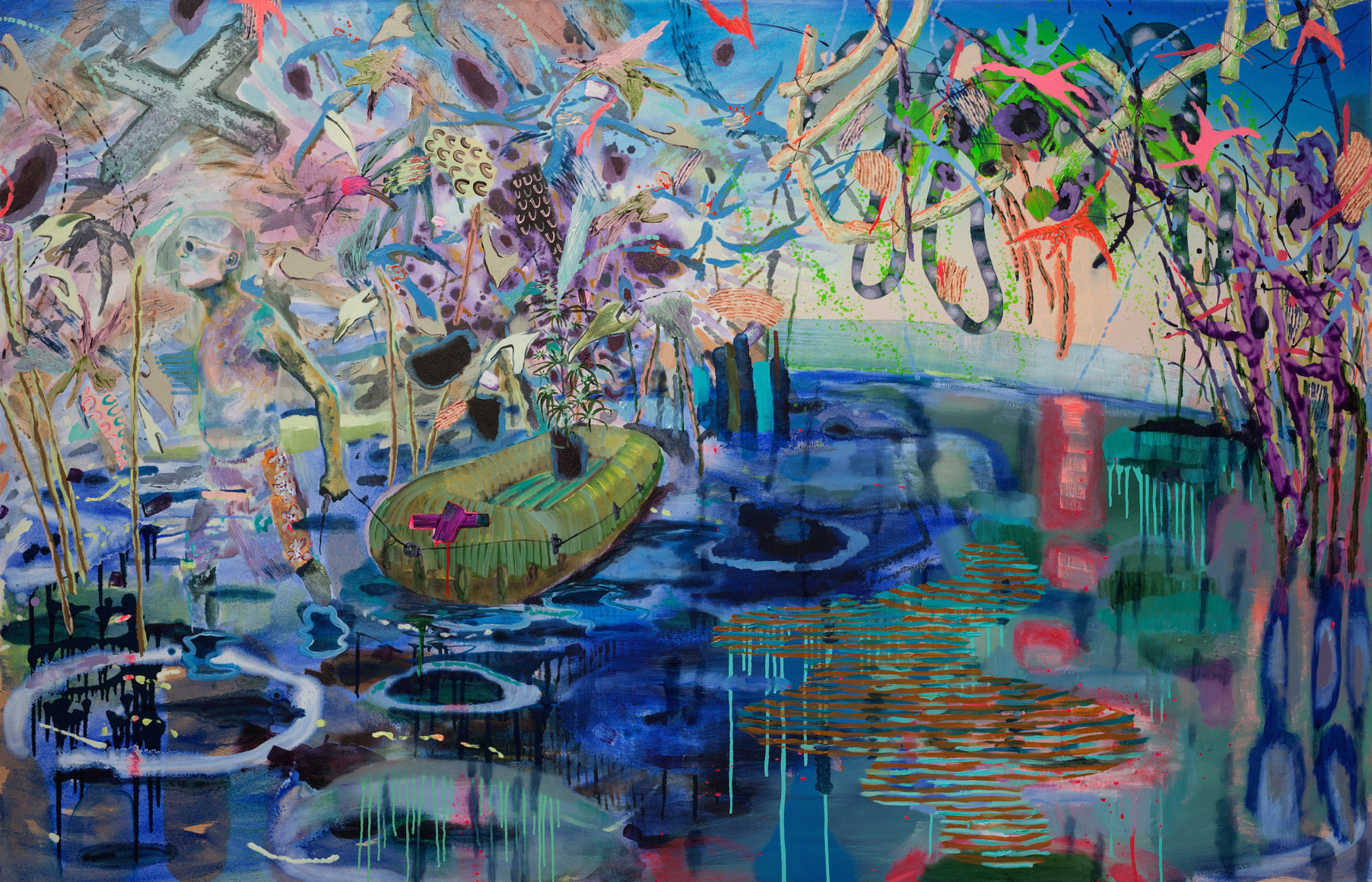 Painting by Melanie Daniel