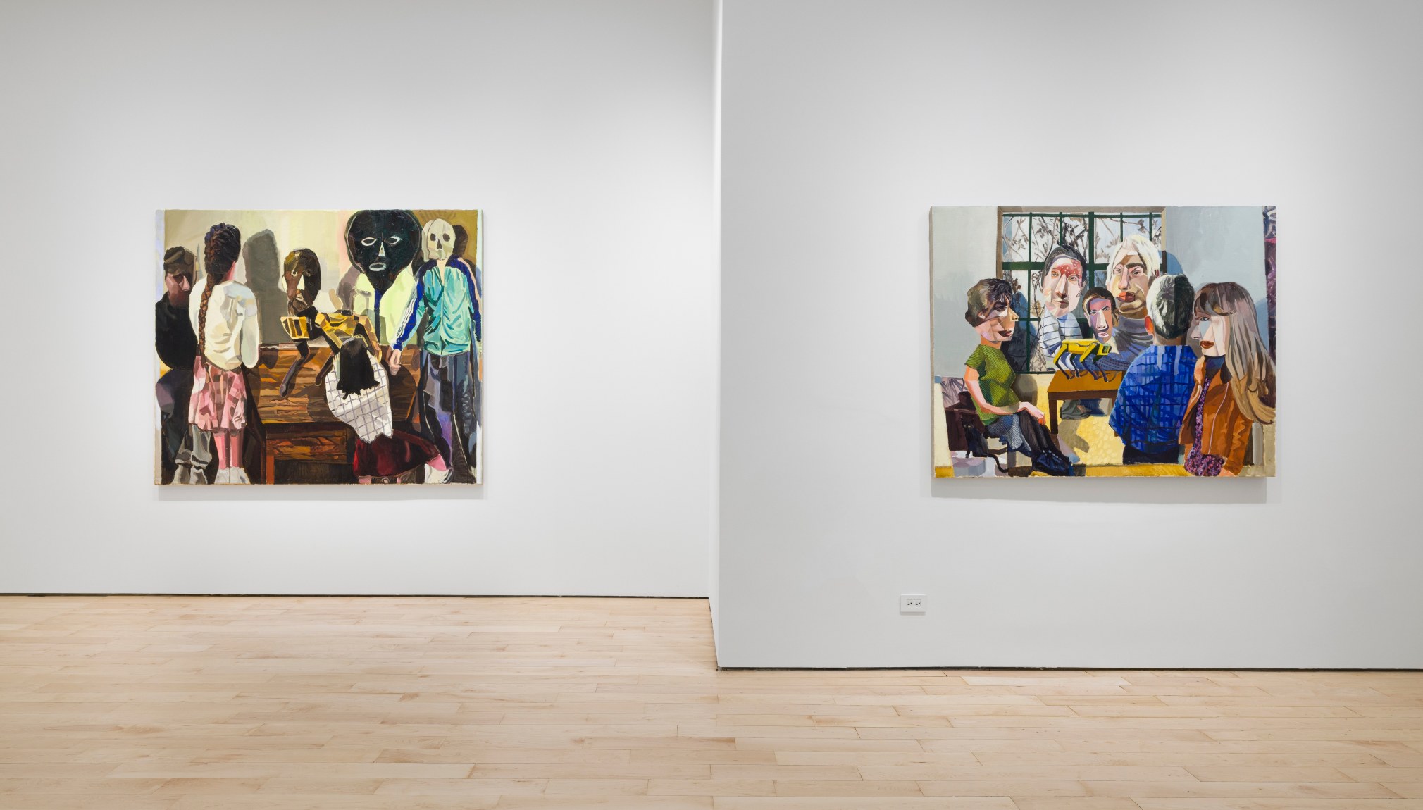 Installation view of Jakub Tomas's "The Field Robot of Myself"
