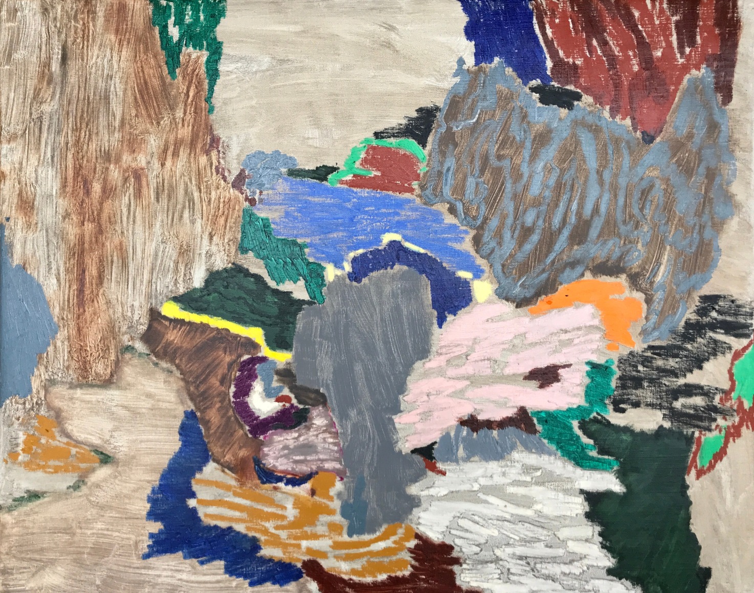 Painting by Gu&eth;mundur Thoroddsen