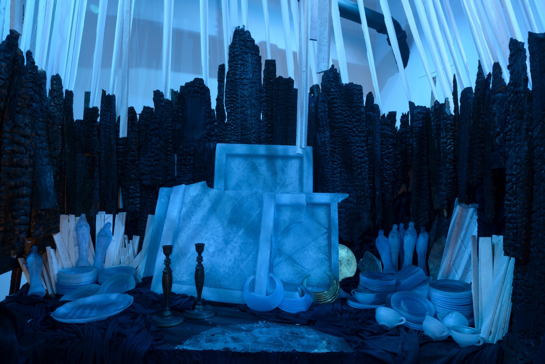 Site specific mixed media installation by Julie Schenkelberg