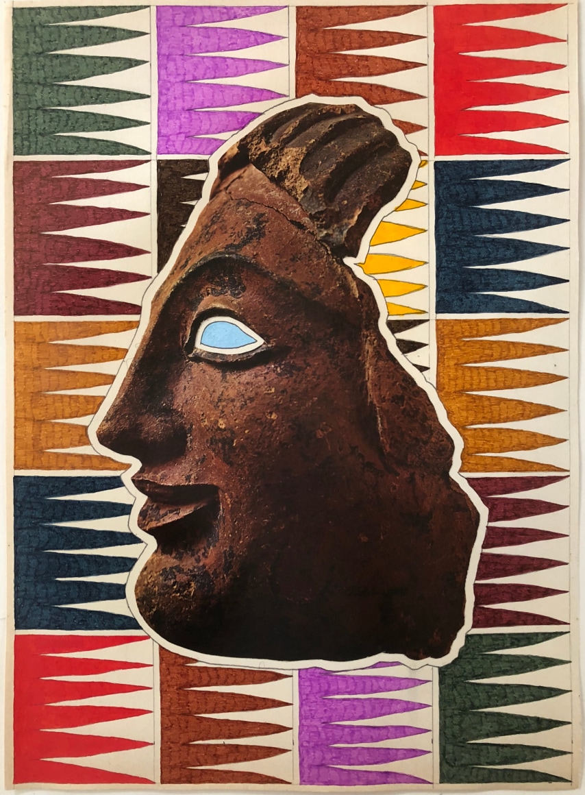 Work on found paper by Matthew Craven