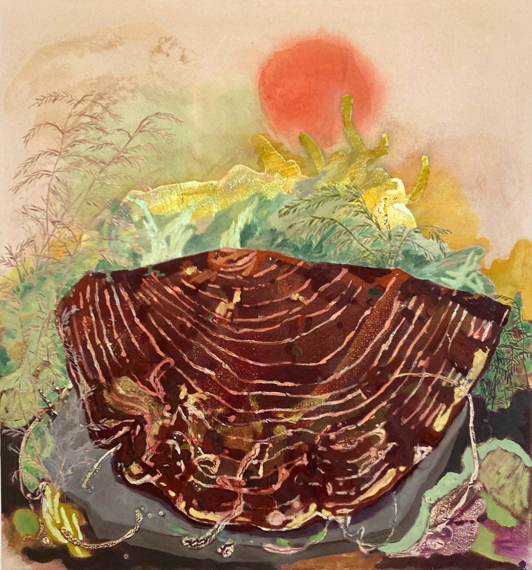 Painting on canvas by Angelina Gualdoni