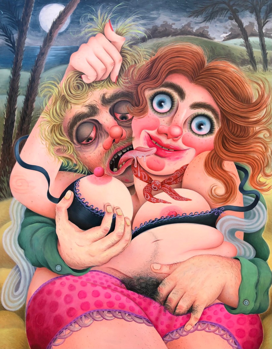 Painting by Rebecca Morgan