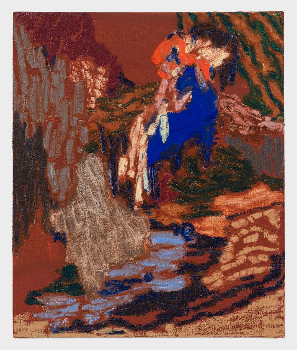 Painting on linen by Guðmundur Thoroddsen