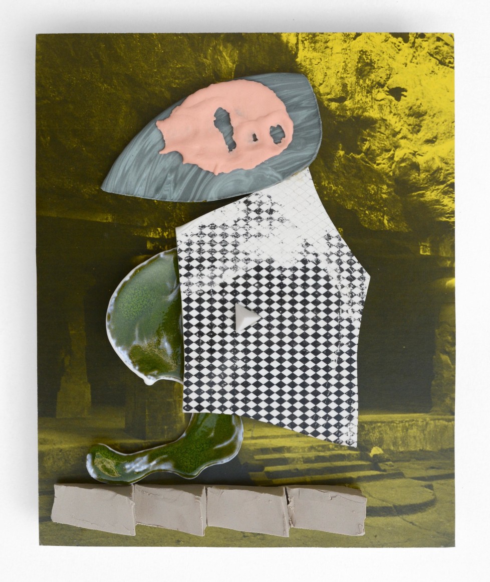 Ceramic photo collage by Marjolijn de Wit