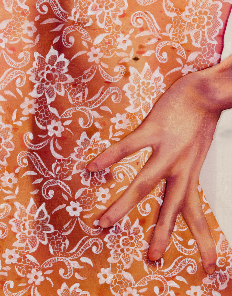 Painting on silk by Katarina Riesing