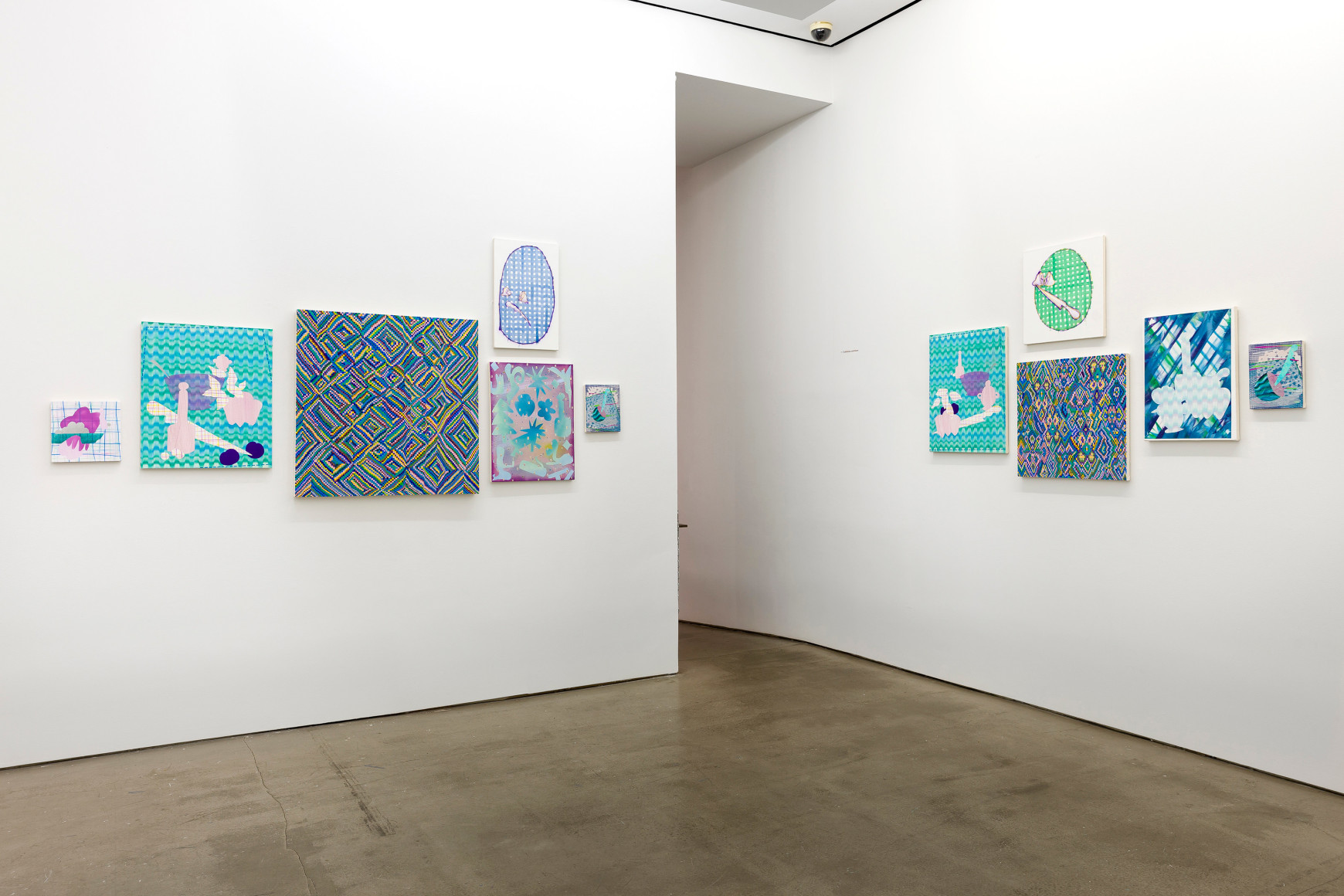 Installation of works by Todd Kelly