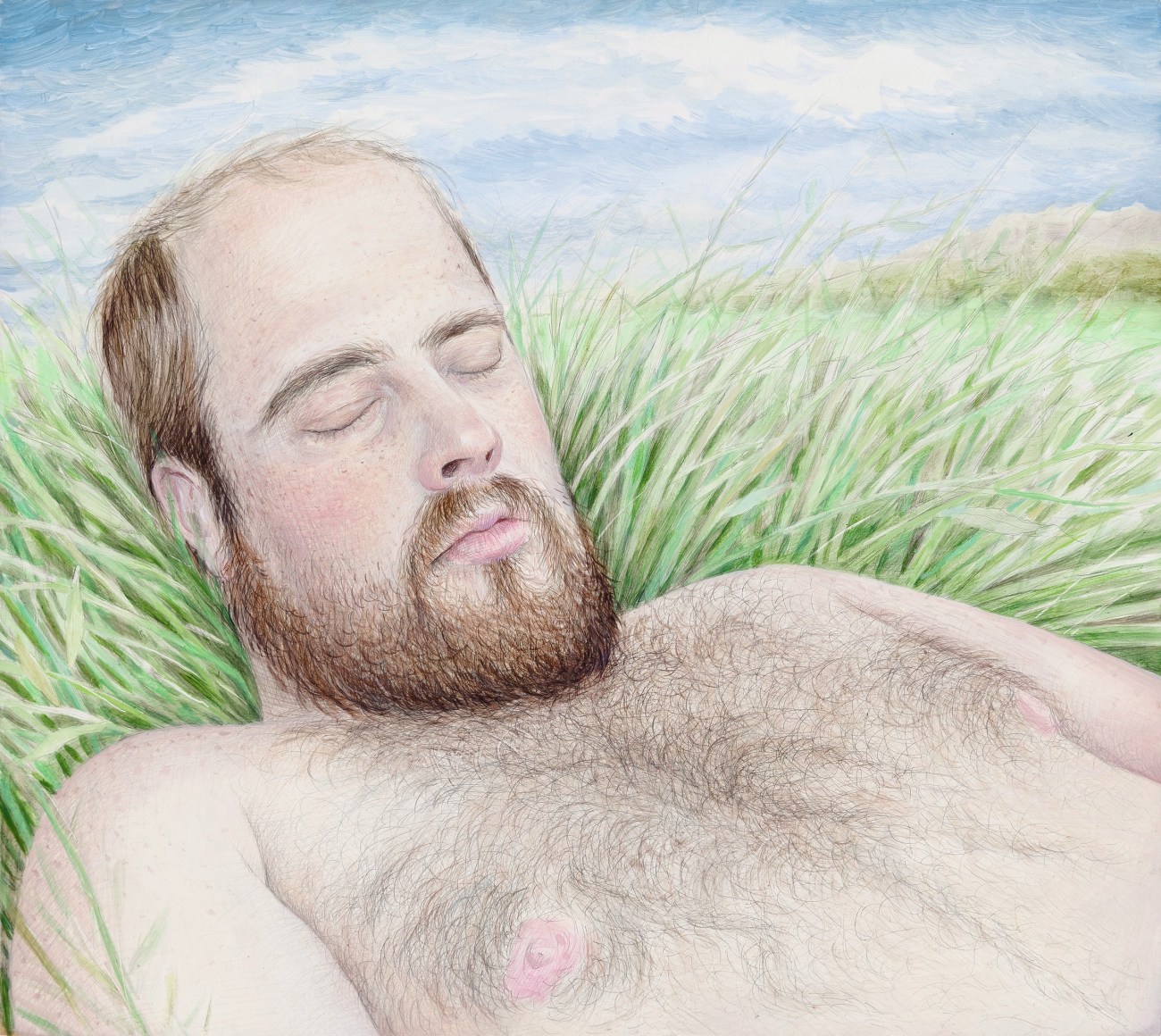 work on paper by Rebecca Morgan