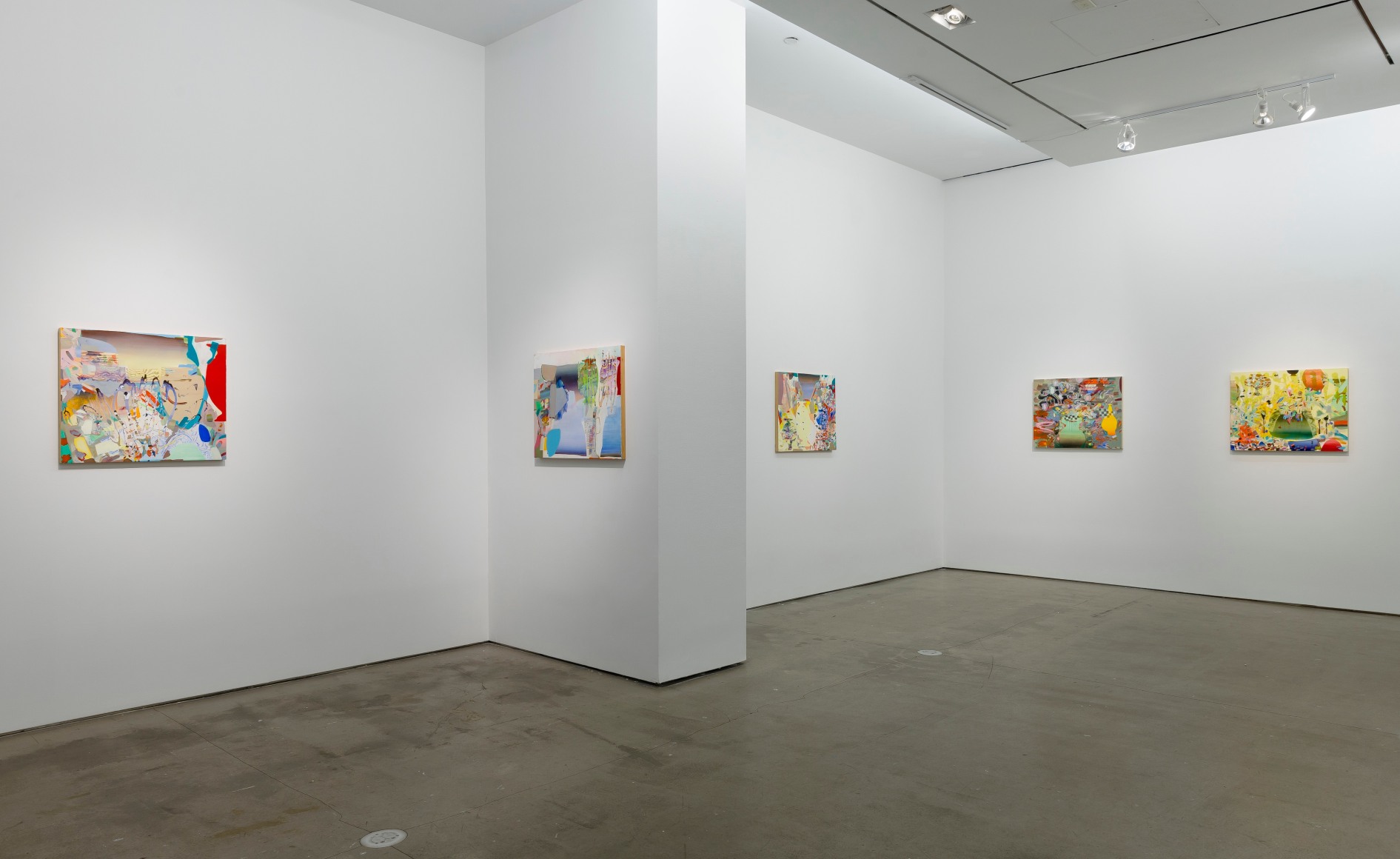 Installation of Painting by Carolyn Case