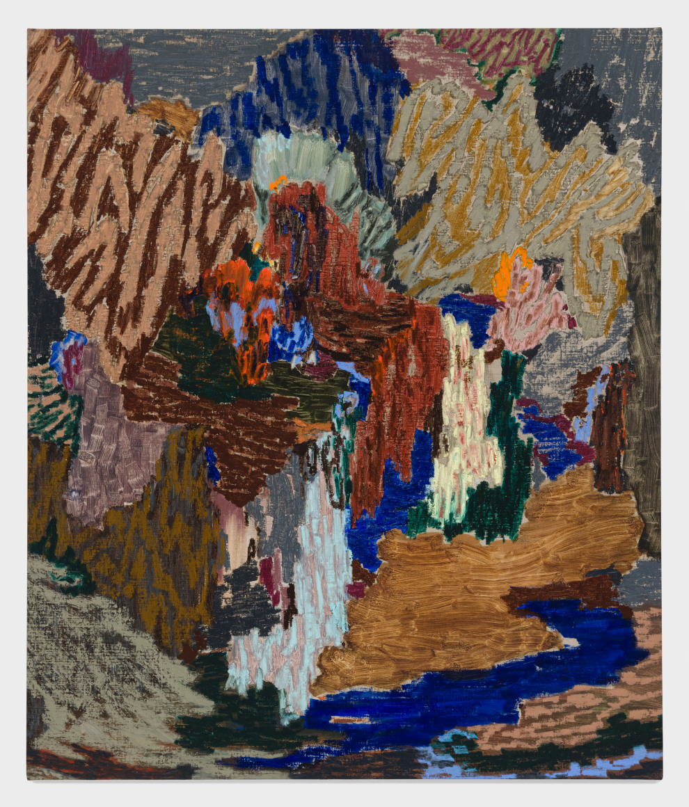 Painting on canvas by Guðmundur Thoroddsen