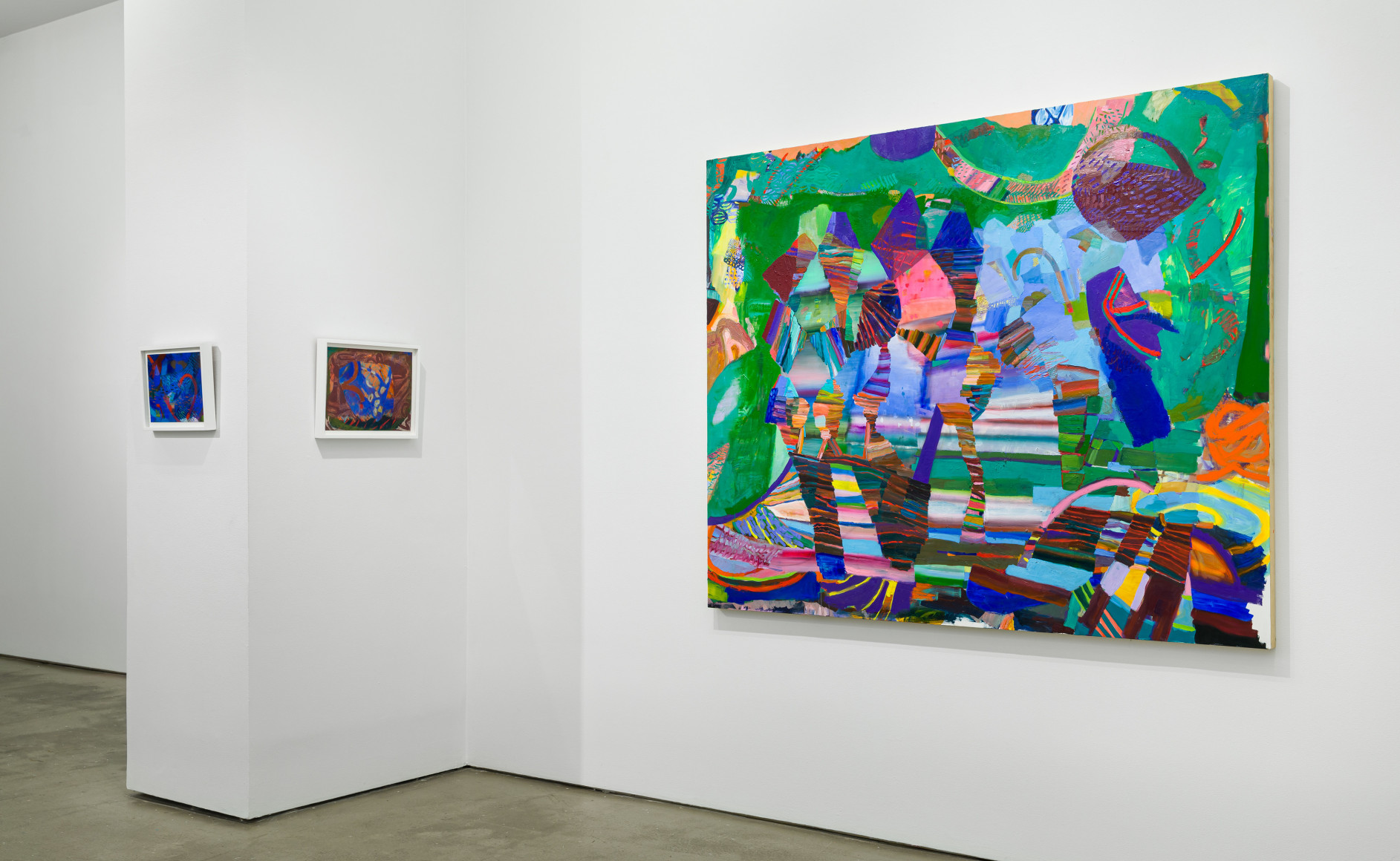 Installation view of Carolyn Case, &quot;Before It Sinks In&quot;