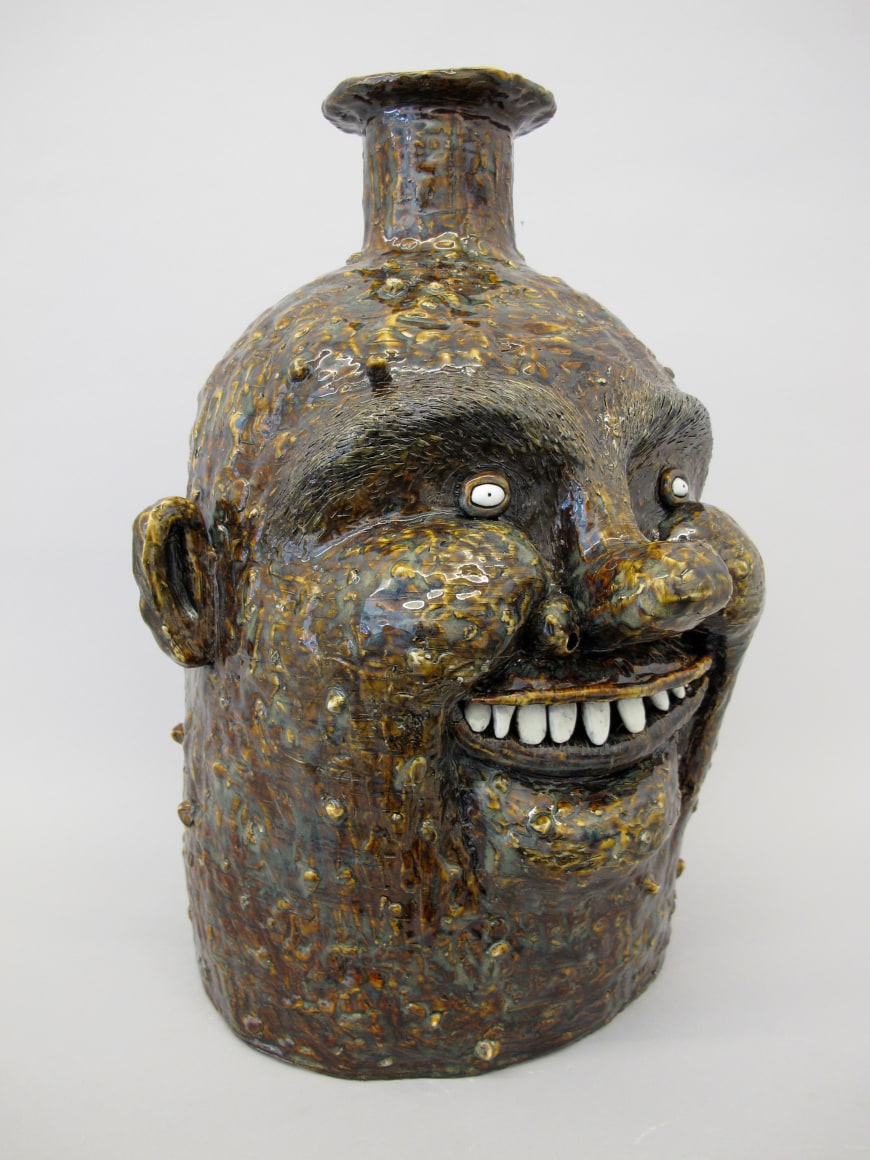 face jug sculpture by Rebecca Morgan