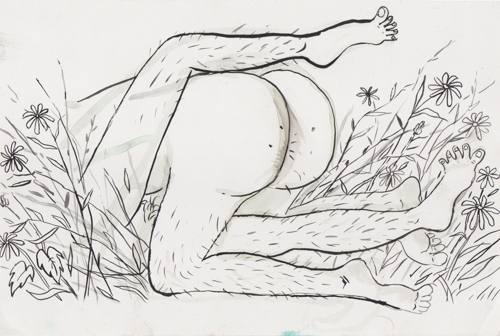 work on paper by Rebecca Morgan