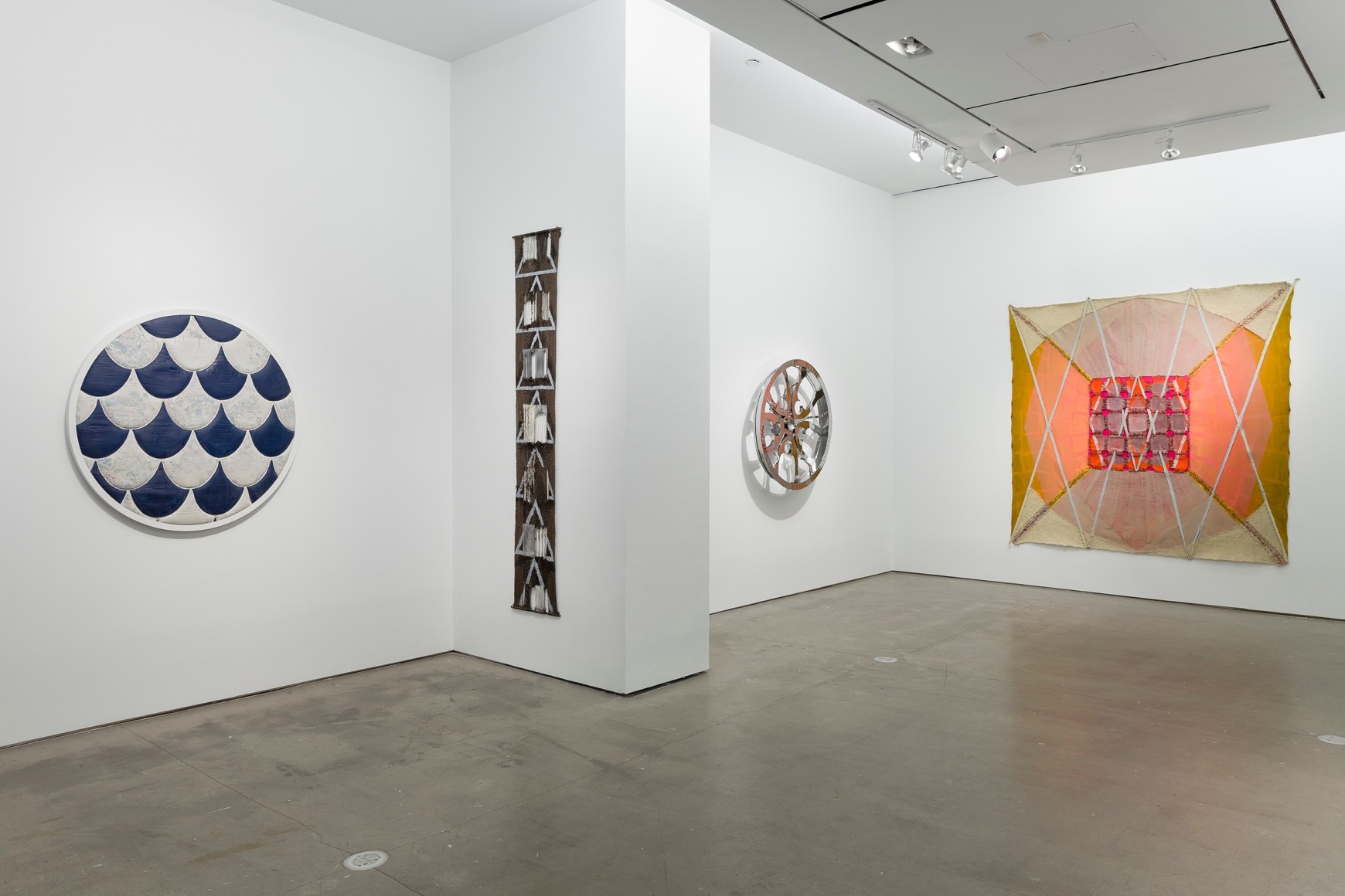 Installation of mixed media pieces