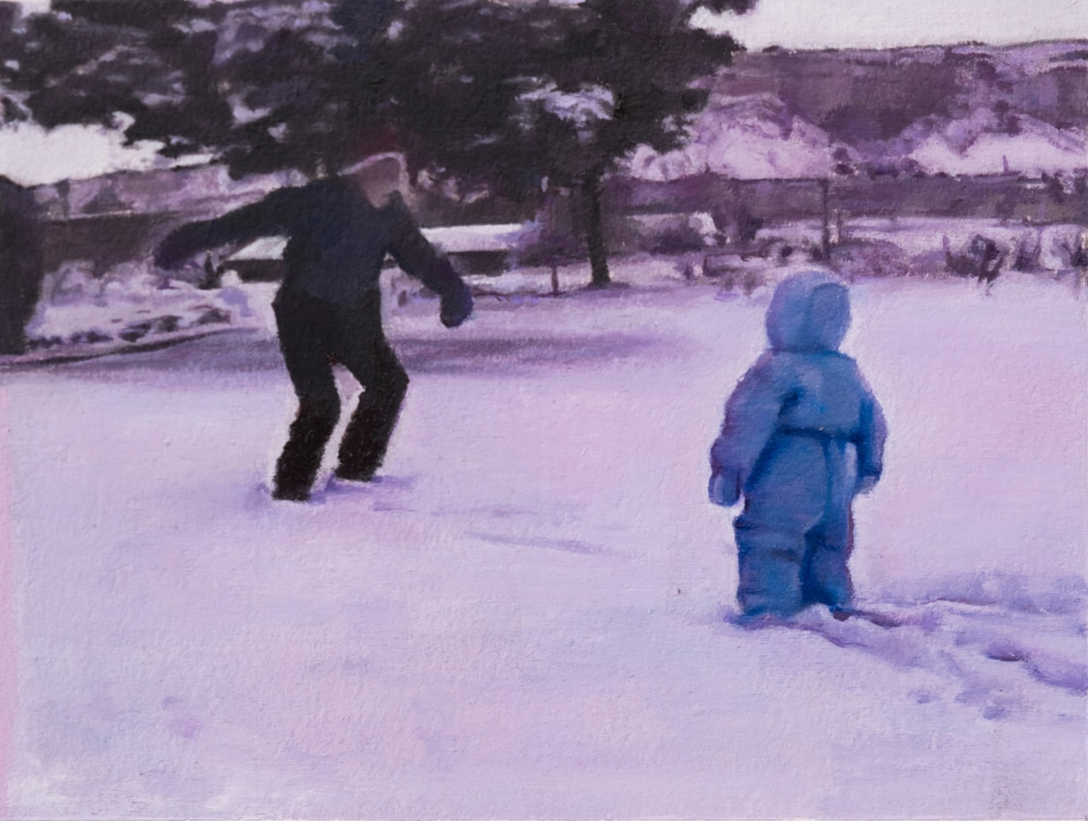 Painting by Gregory Deddo