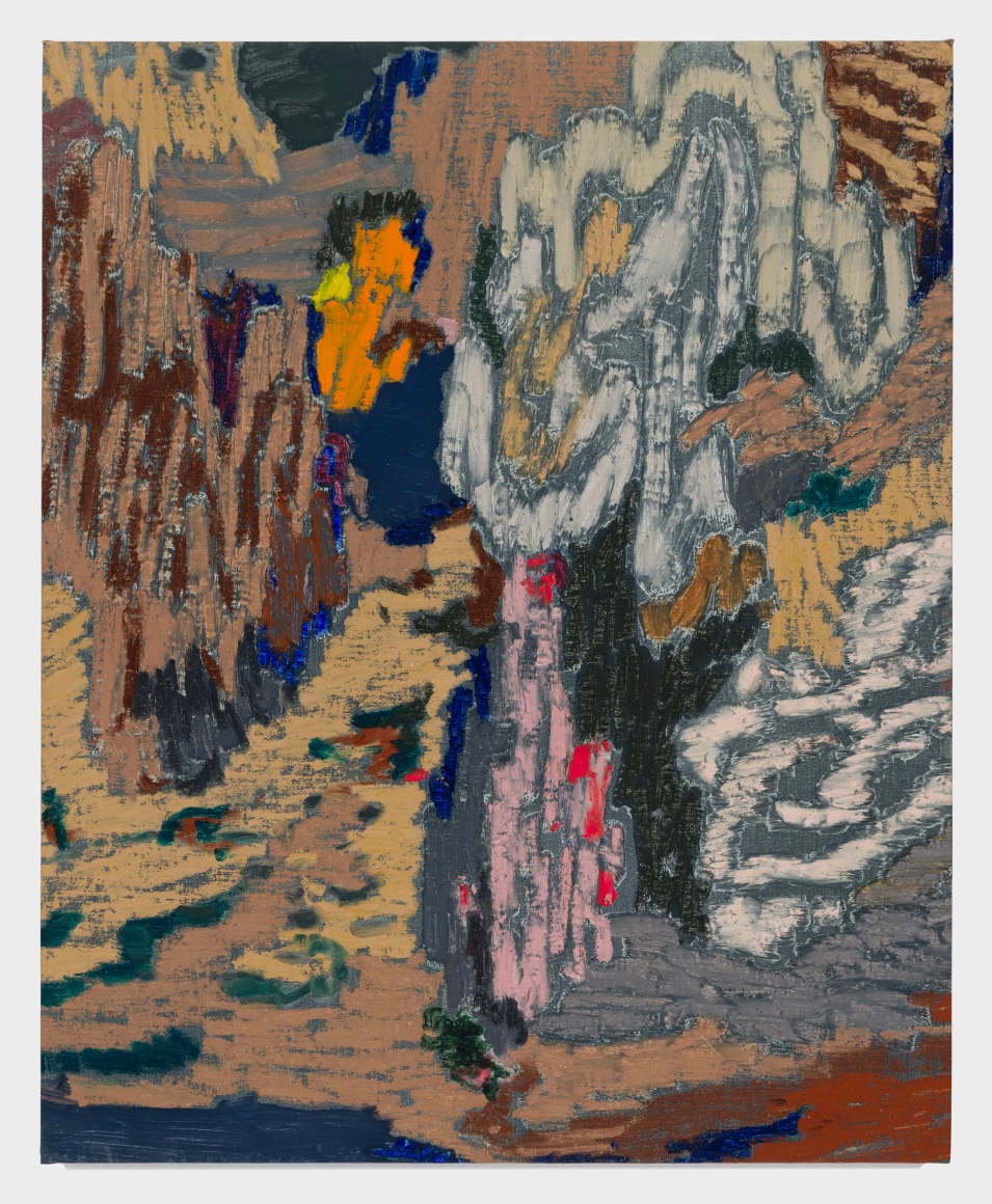 Painting on linen by Guðmundur Thoroddsen