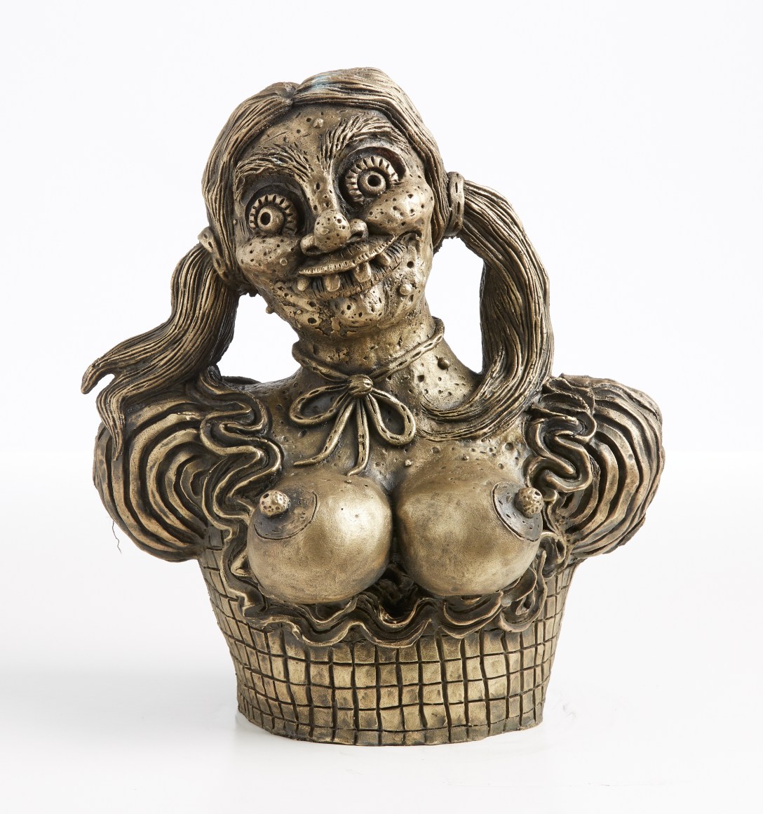 brass sculpture by Rebecca morgan