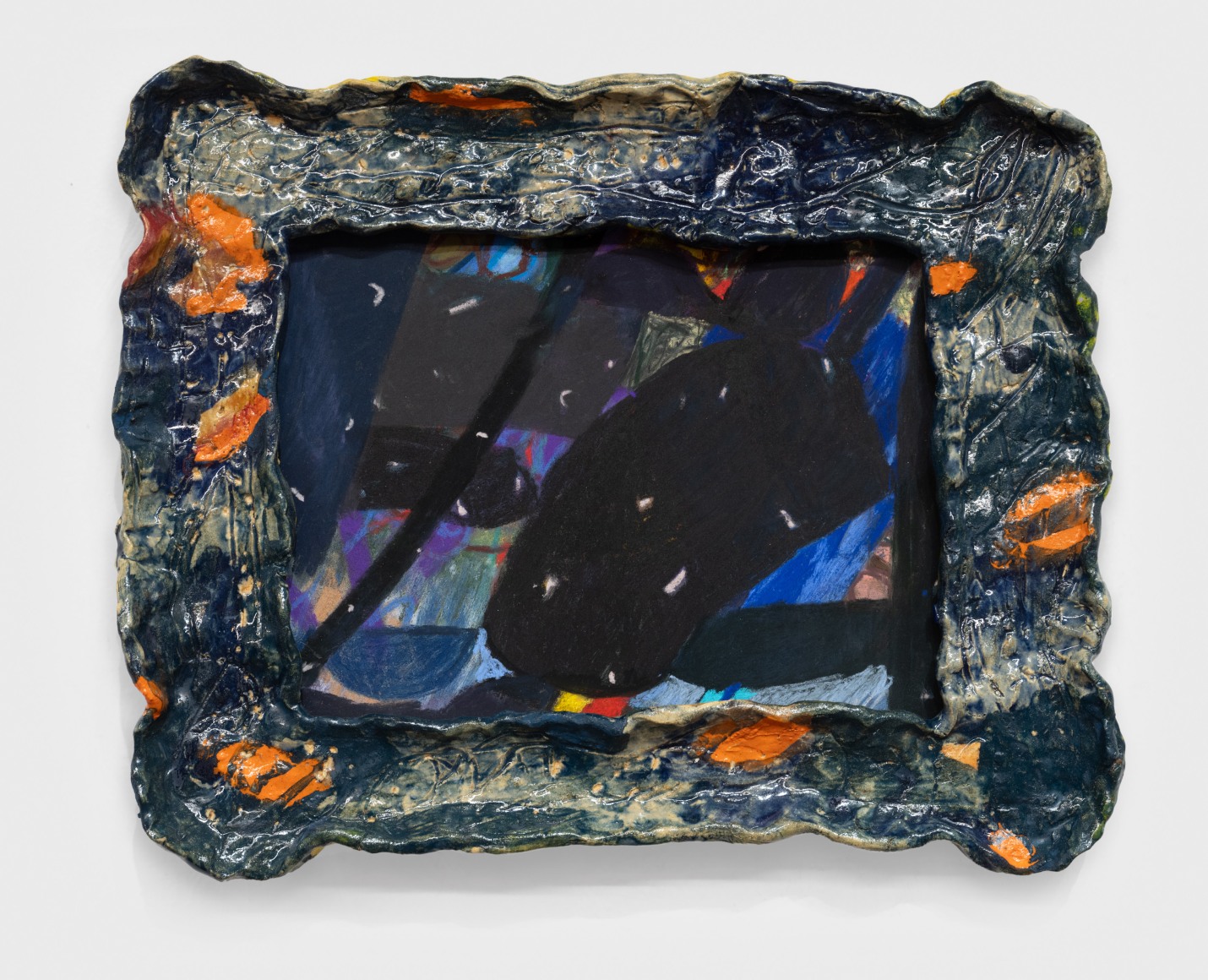 Framed pastel by Carolyn Case