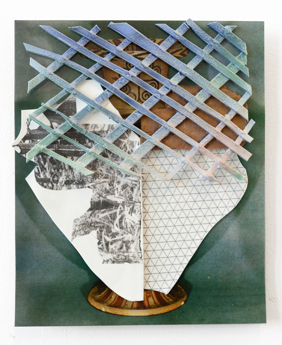 Ceramic photo collage by Marjolijn de Wit