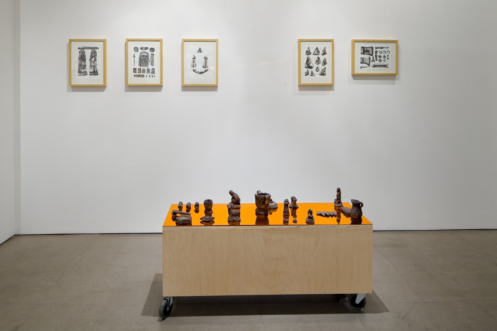 installation of works by Gudmundur Thoroddsen