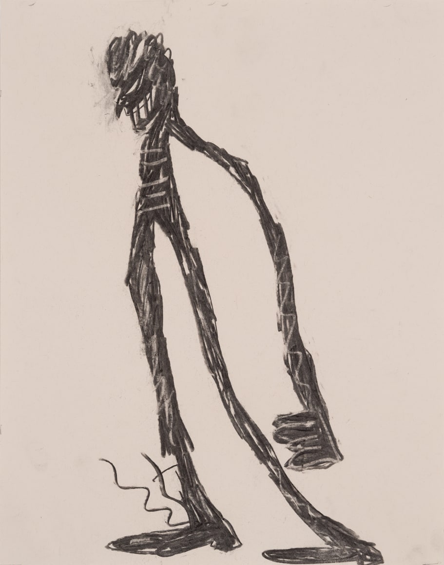 Charcoal on paper drawing by Ricardo Gonzalez