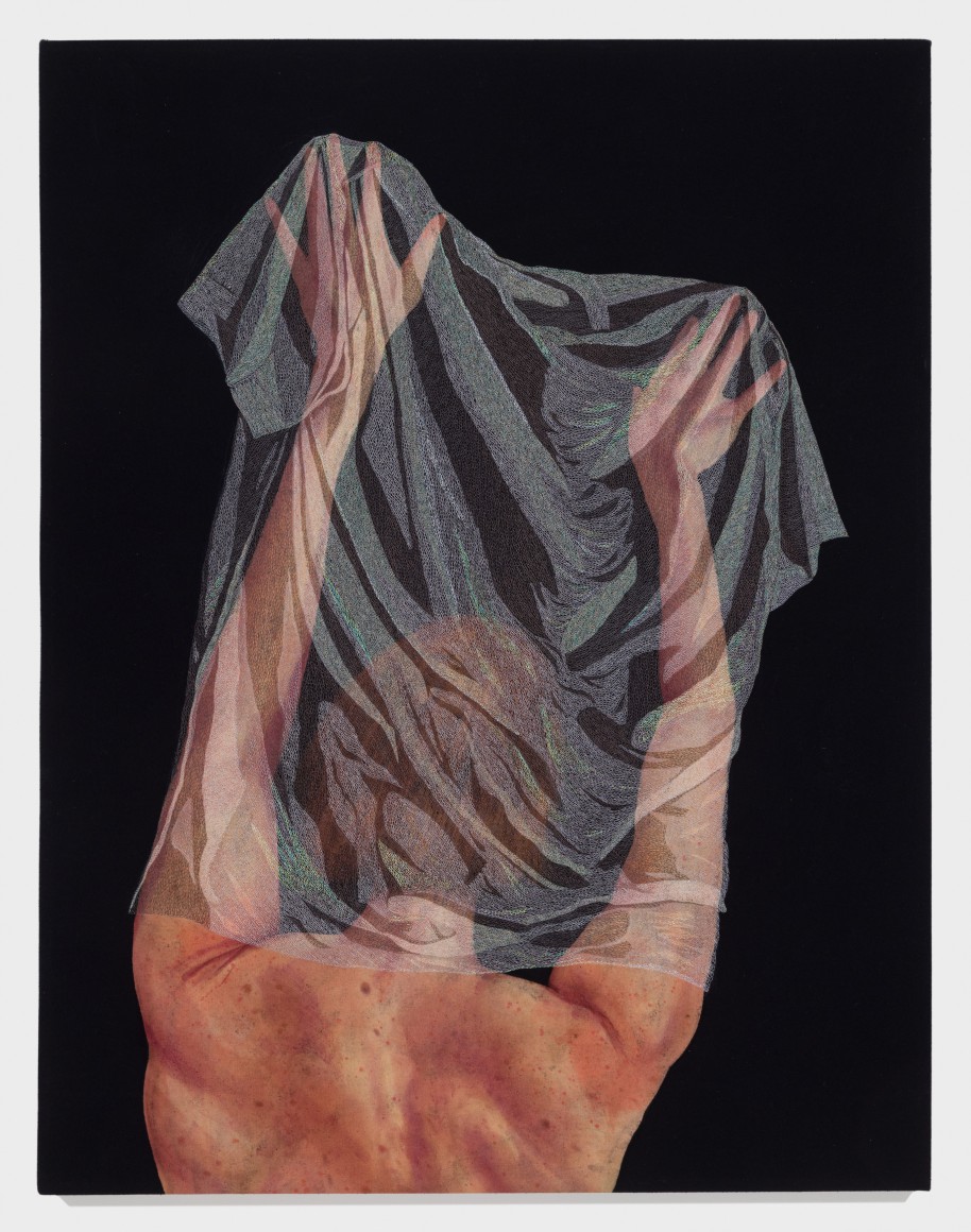 Painting on silk by Katarina Riesing